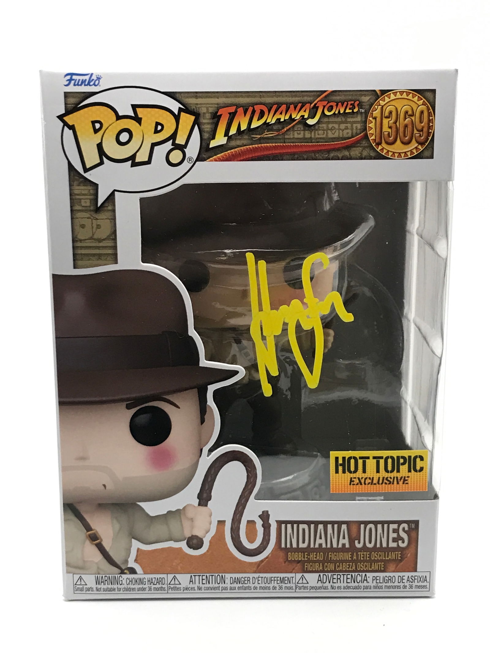 HARRISON FORD SIGNED INDIANA JONES FUNKO POP - KB COA (1 of 2)