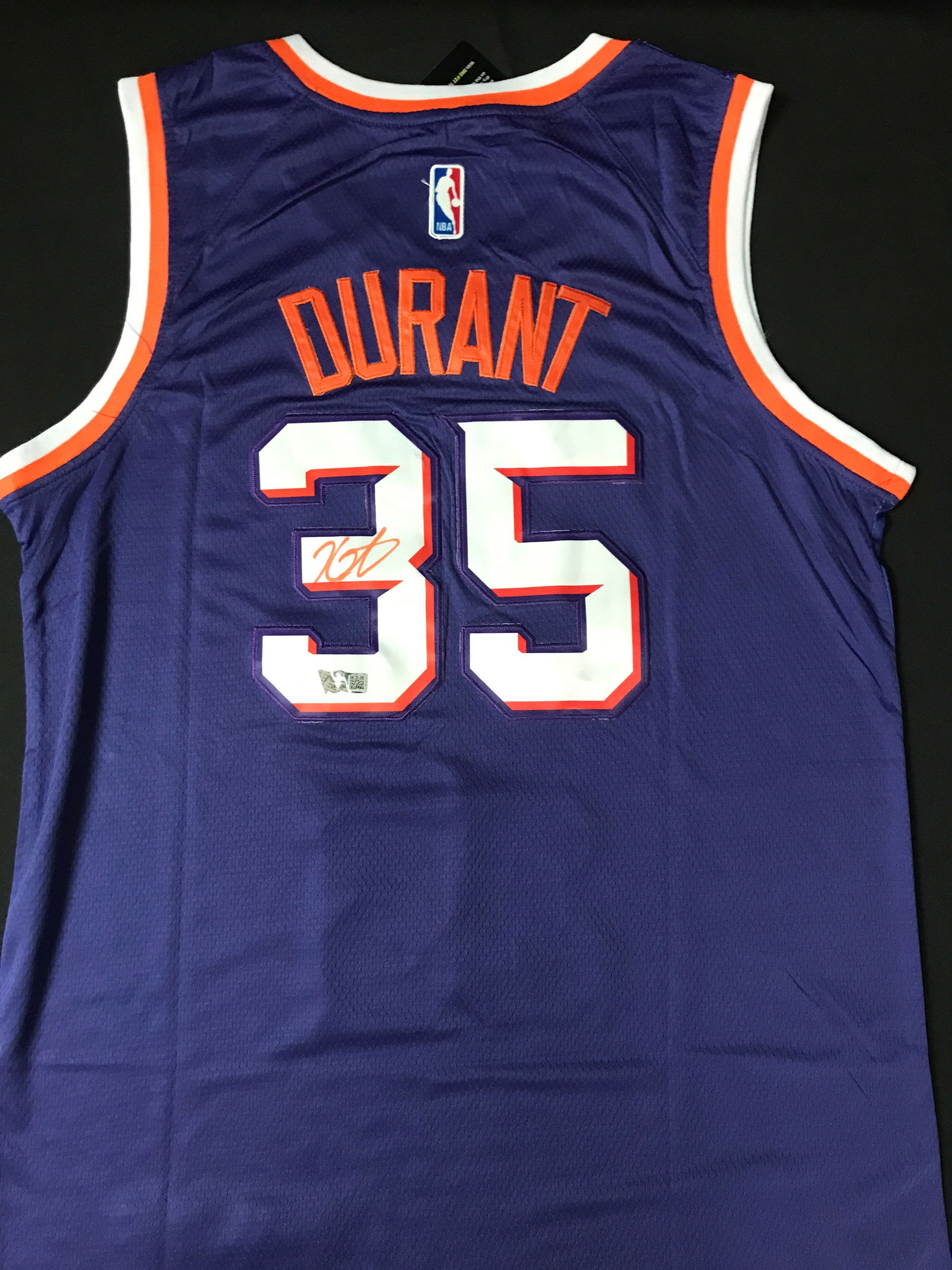 KEVIN DURANT SIGNED PHOENIX SUNS BASKETBALL JERSEY - ACE COA (1 of 3)