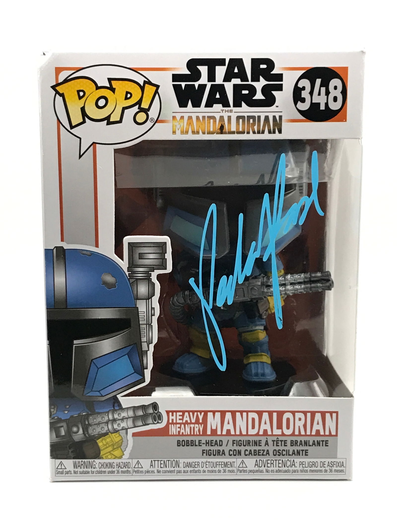 PEDRO PASCAL SIGNED MANDALORIAN FUNKO POP - KB COA (1 of 2)