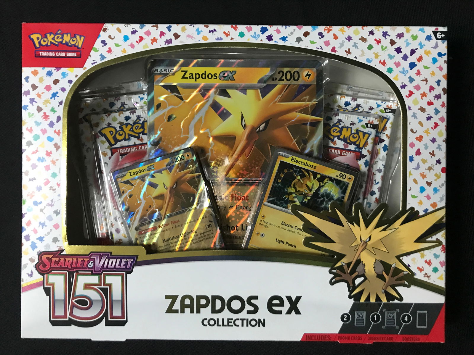 SEALED POKEMON SCARLETT AND VIOLET 151 ZAPDOS EX (1 of 1)