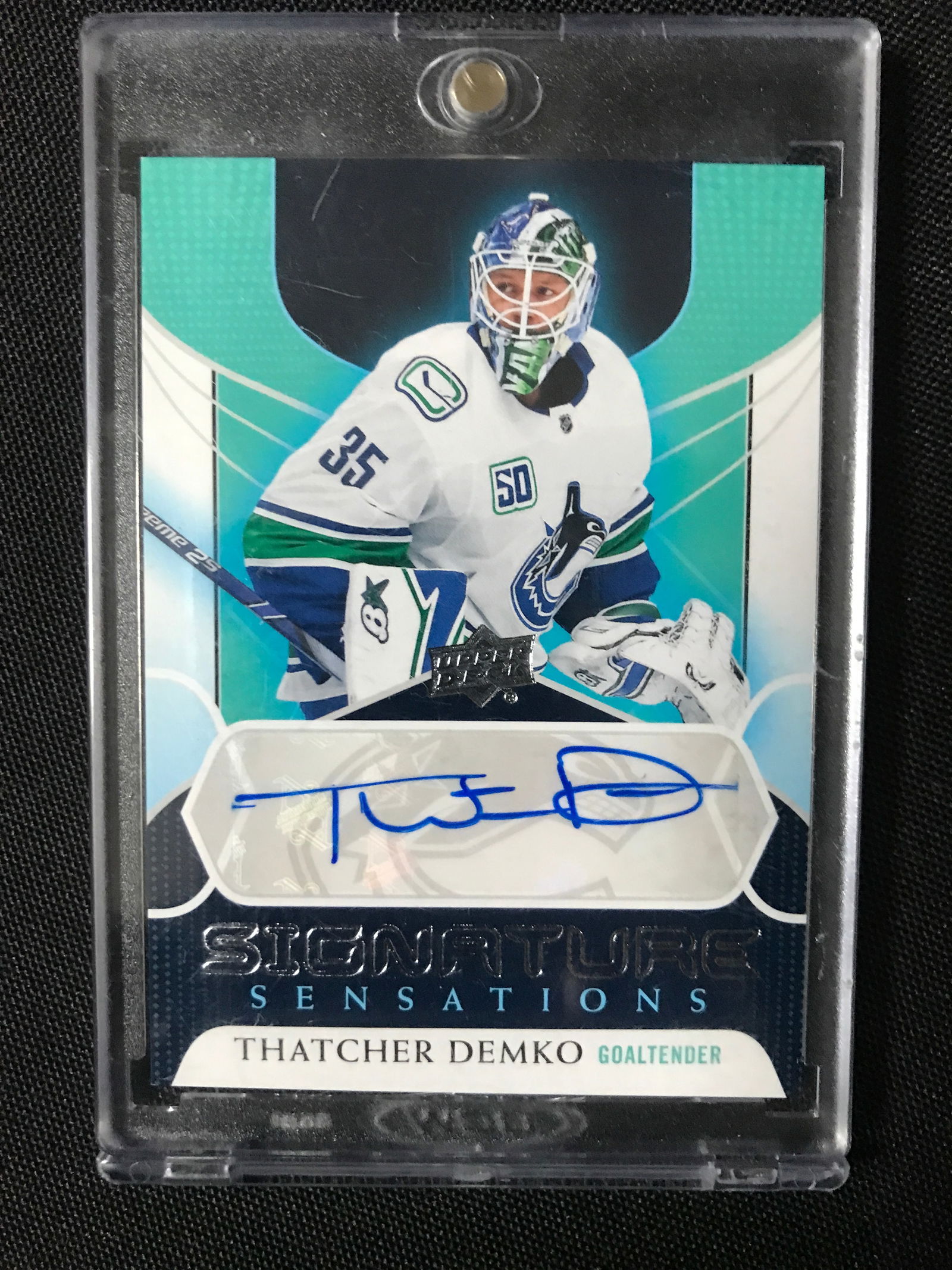 2020-21 UPPER DECK SIGNATURE SENSATIONS THATCHER DEMKO (1 of 2)
