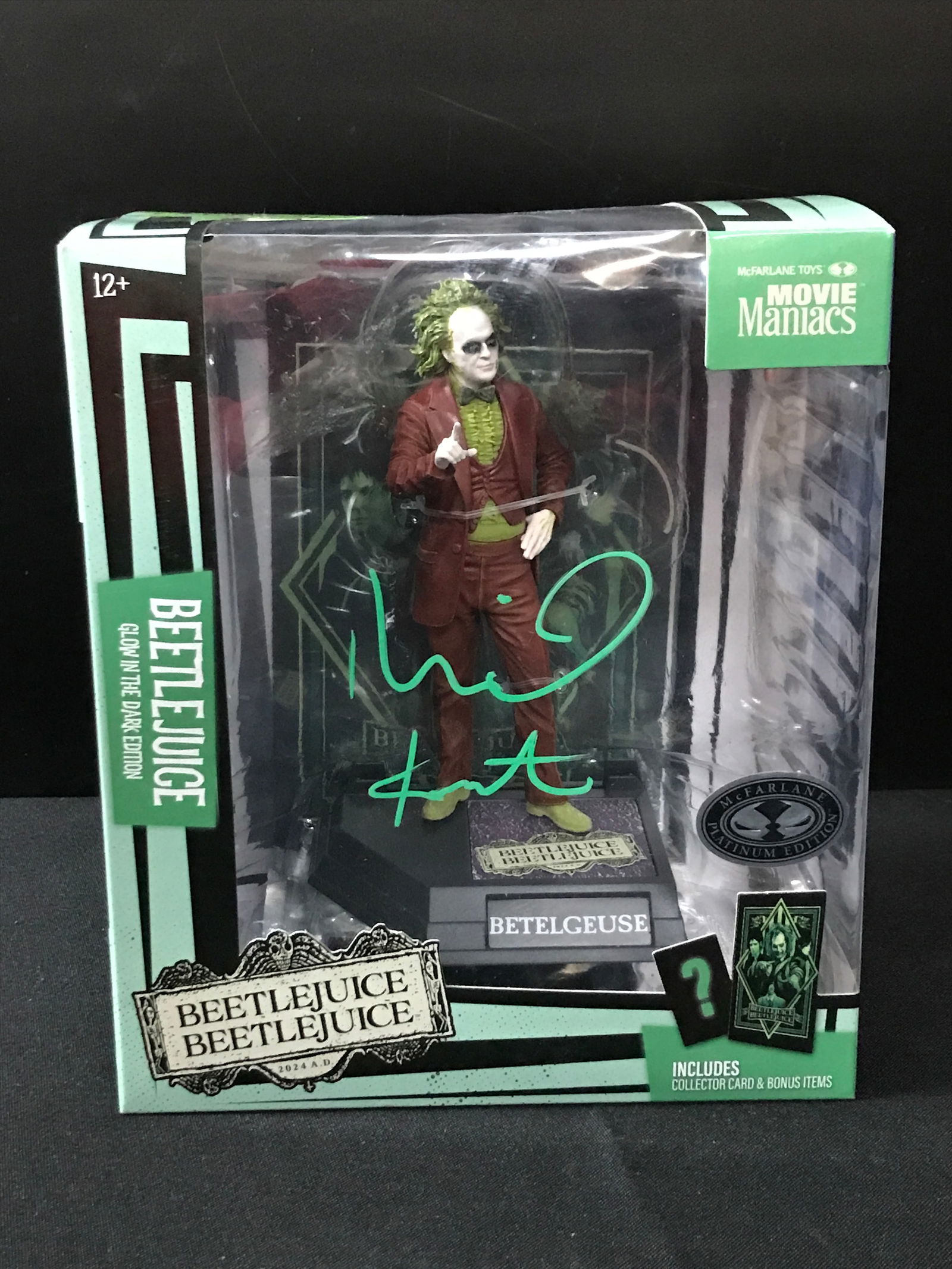 Michael Keaton SIGNED BEETLEJUICE LIMITED EDITION COLLECTORS PIECE - KB COA (1 of 2)
