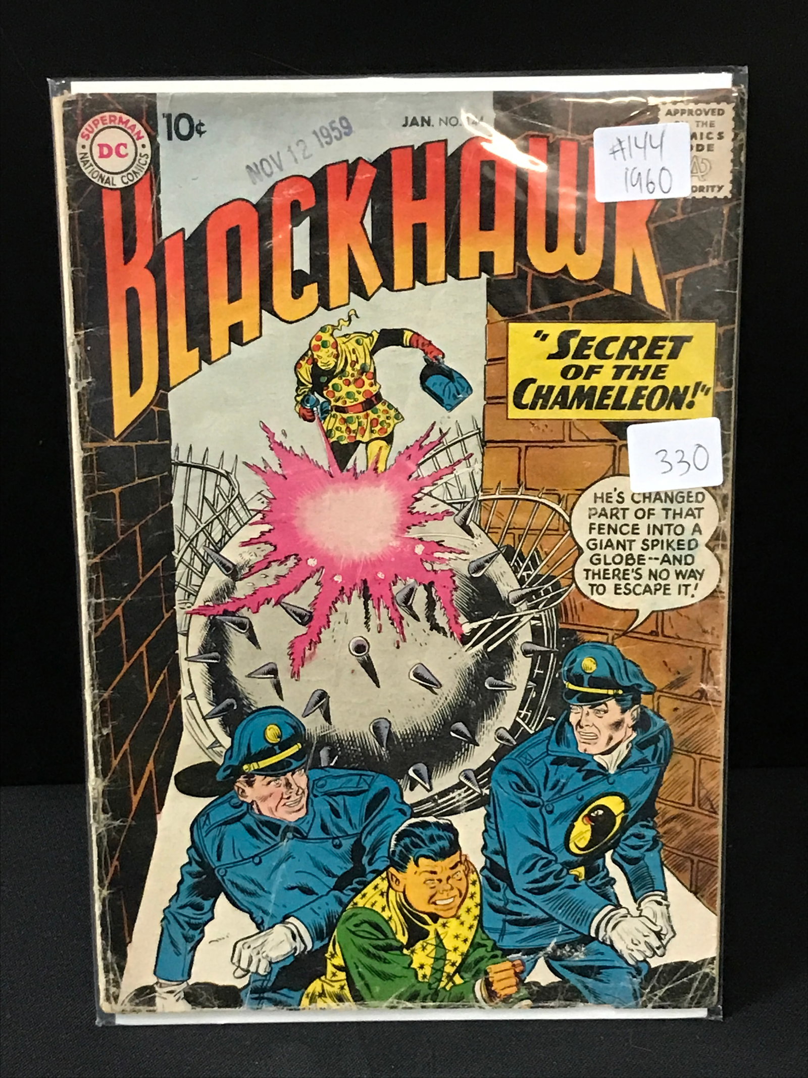 BLACKHAWK #144 (1960) - DC COMICS (1 of 1)