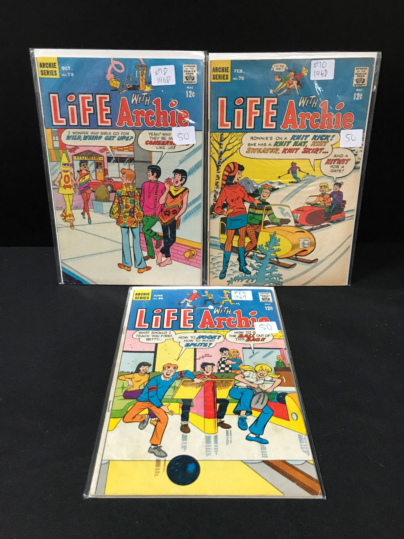 LOT OF 3 LIFE WITH ARCHIE COMICS - ARCHIE SERIES (1 of 1)