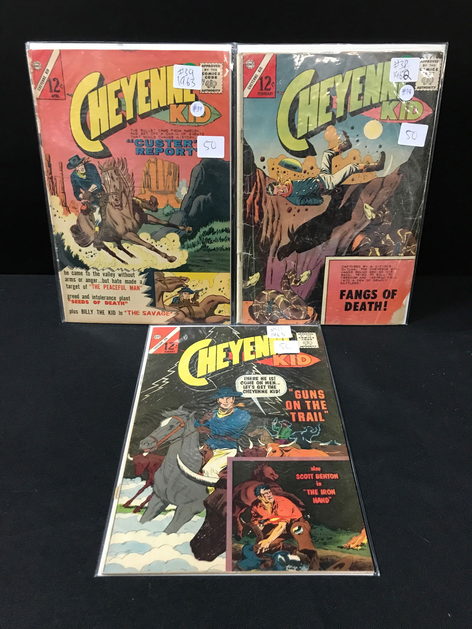 LOT OF 3 CHEYENNE KID COMICS - CDC (1 of 1)