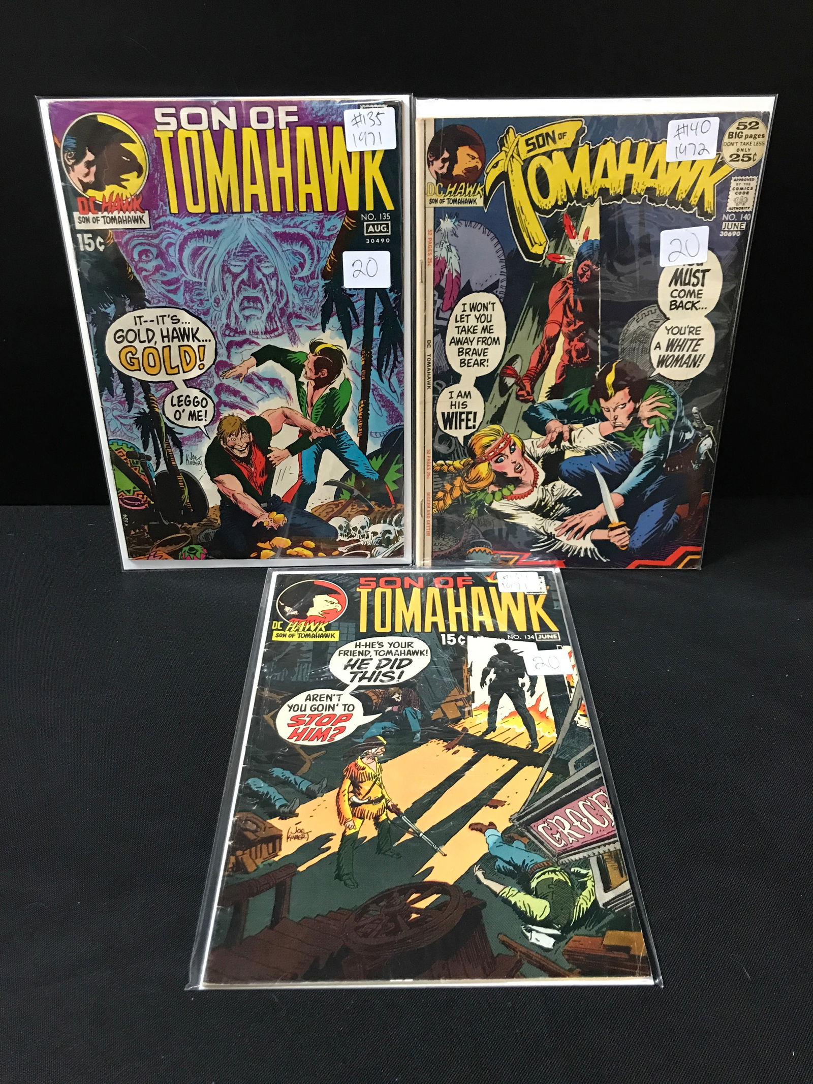 LOT OF 3 SON OF TOMAHAWK COMICS - DC COMICS (1 of 1)
