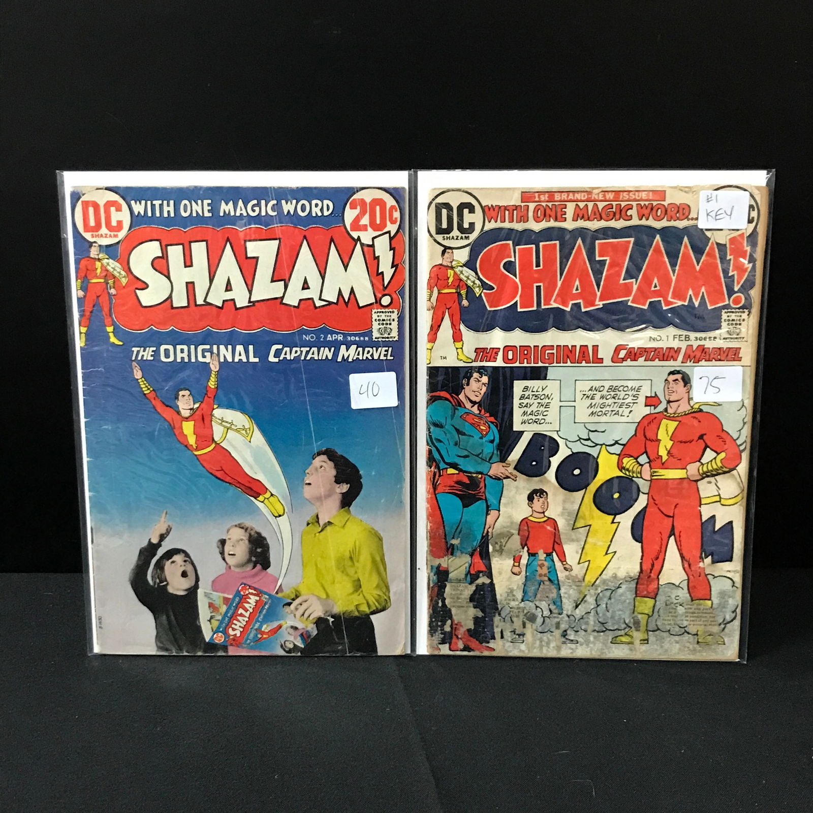LOT OF 2 SHAZAM COMICS #1-2 - DC COMICS (1 of 1)