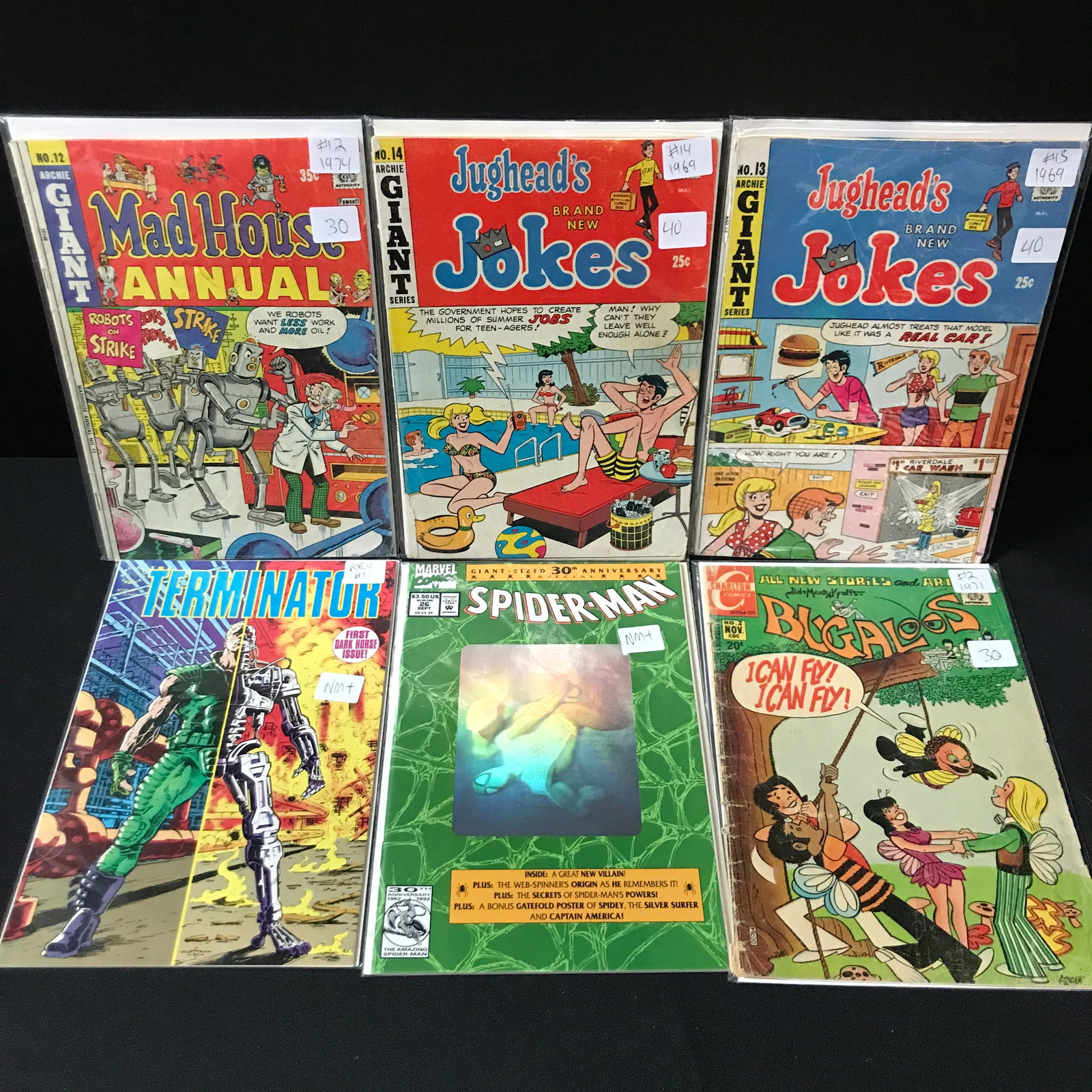 LOT OF 6 COMICS - VARIOUS TITLES AND PUBLISHERS (1 of 1)