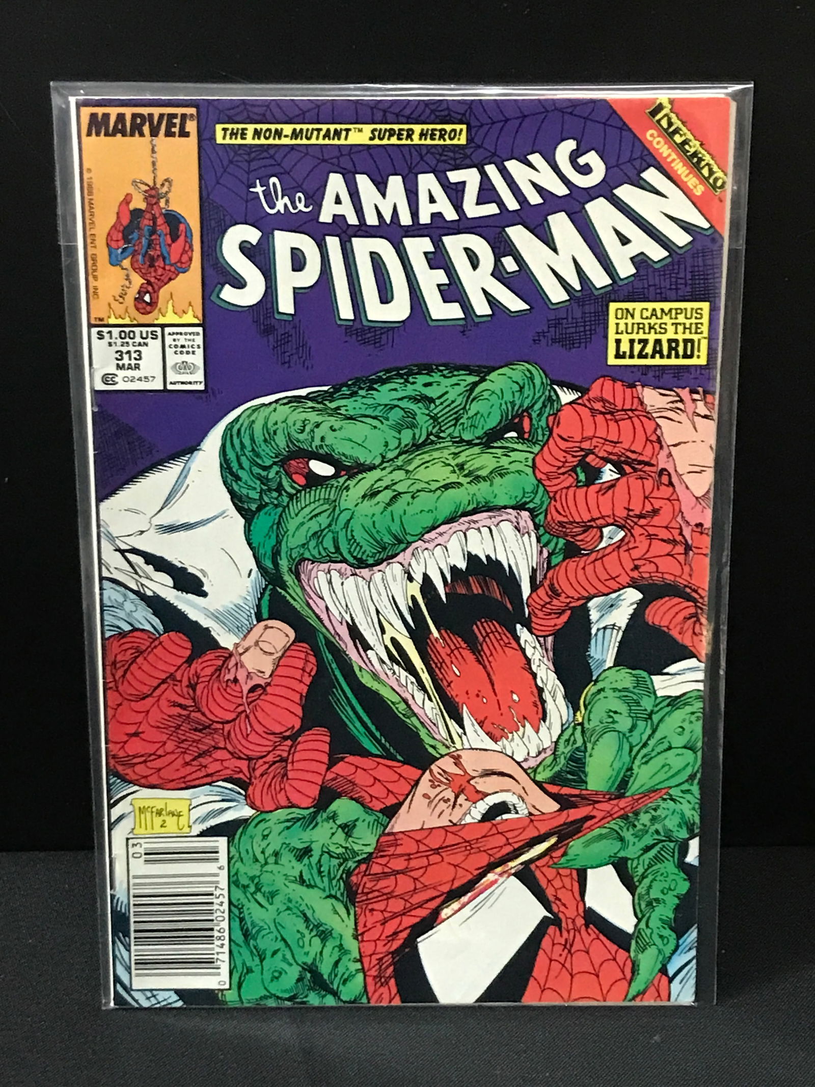 THE AMAZING SPIDERMAN #313 - MARVEL COMICS (1 of 1)