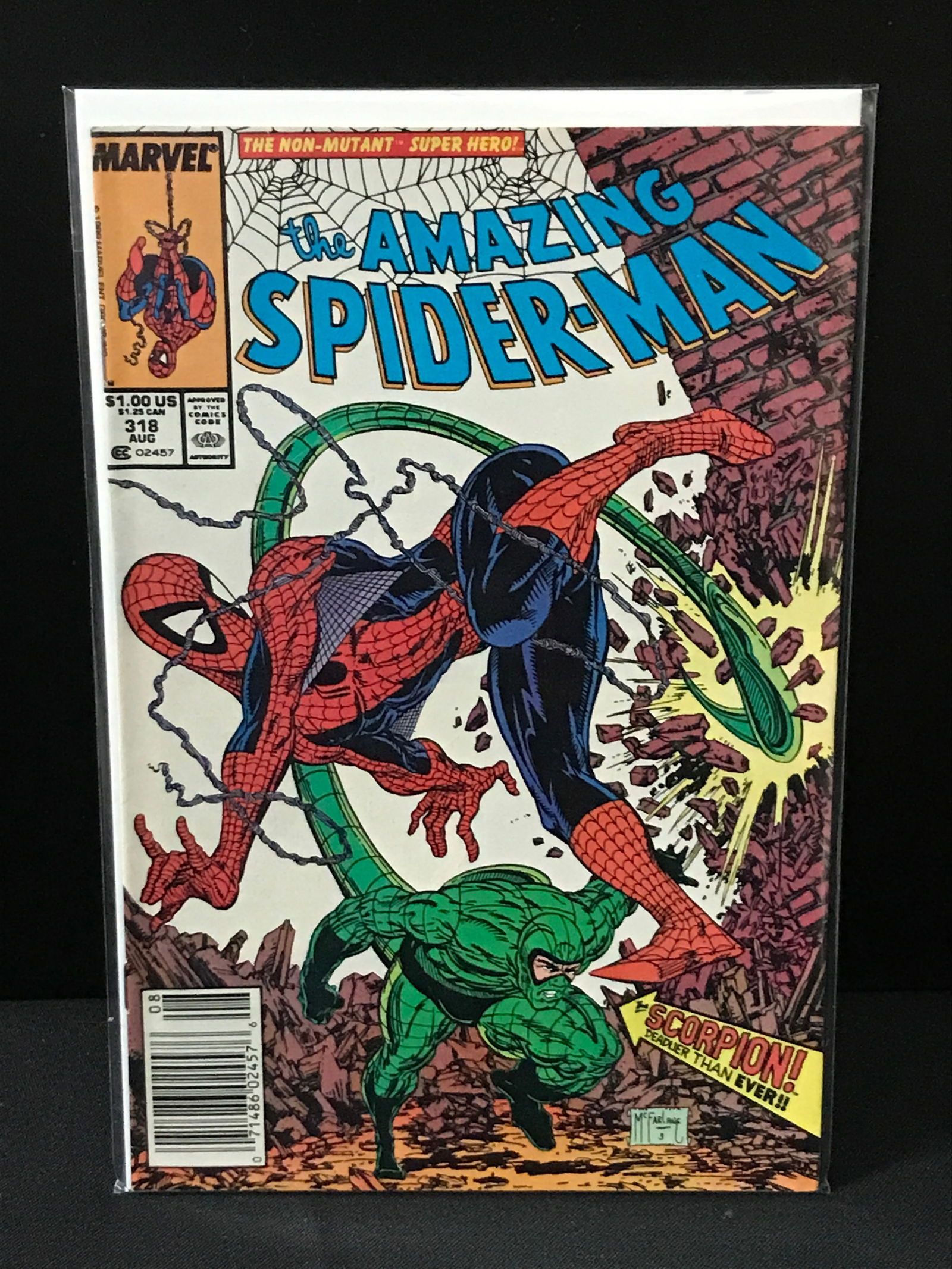 THE AMAZING SPIDERMAN #318 - MARVEL COMICS (1 of 1)