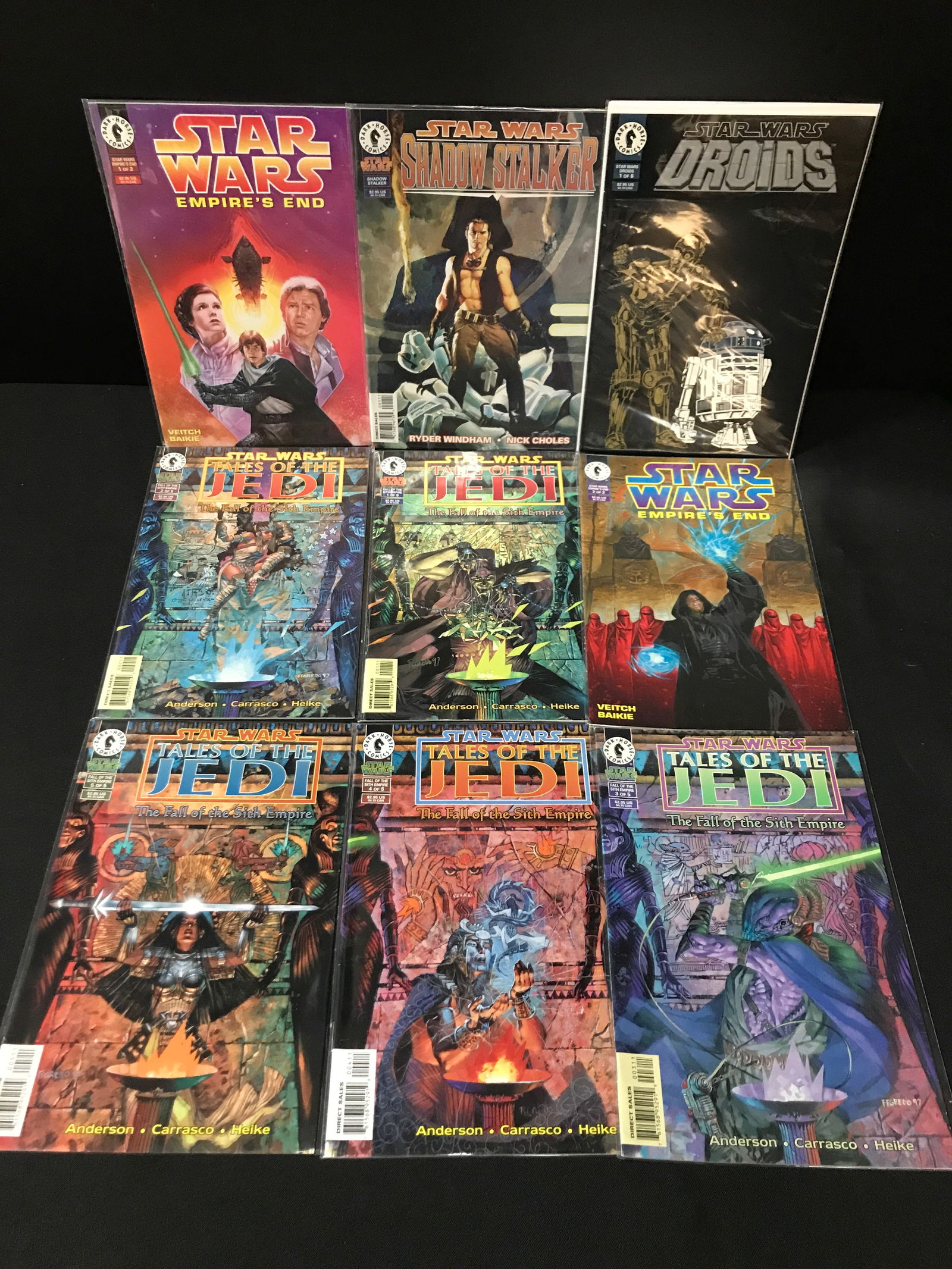 LOT OF 9 Star Wars COMICS - DARK HORSE COMICS (1 of 1)