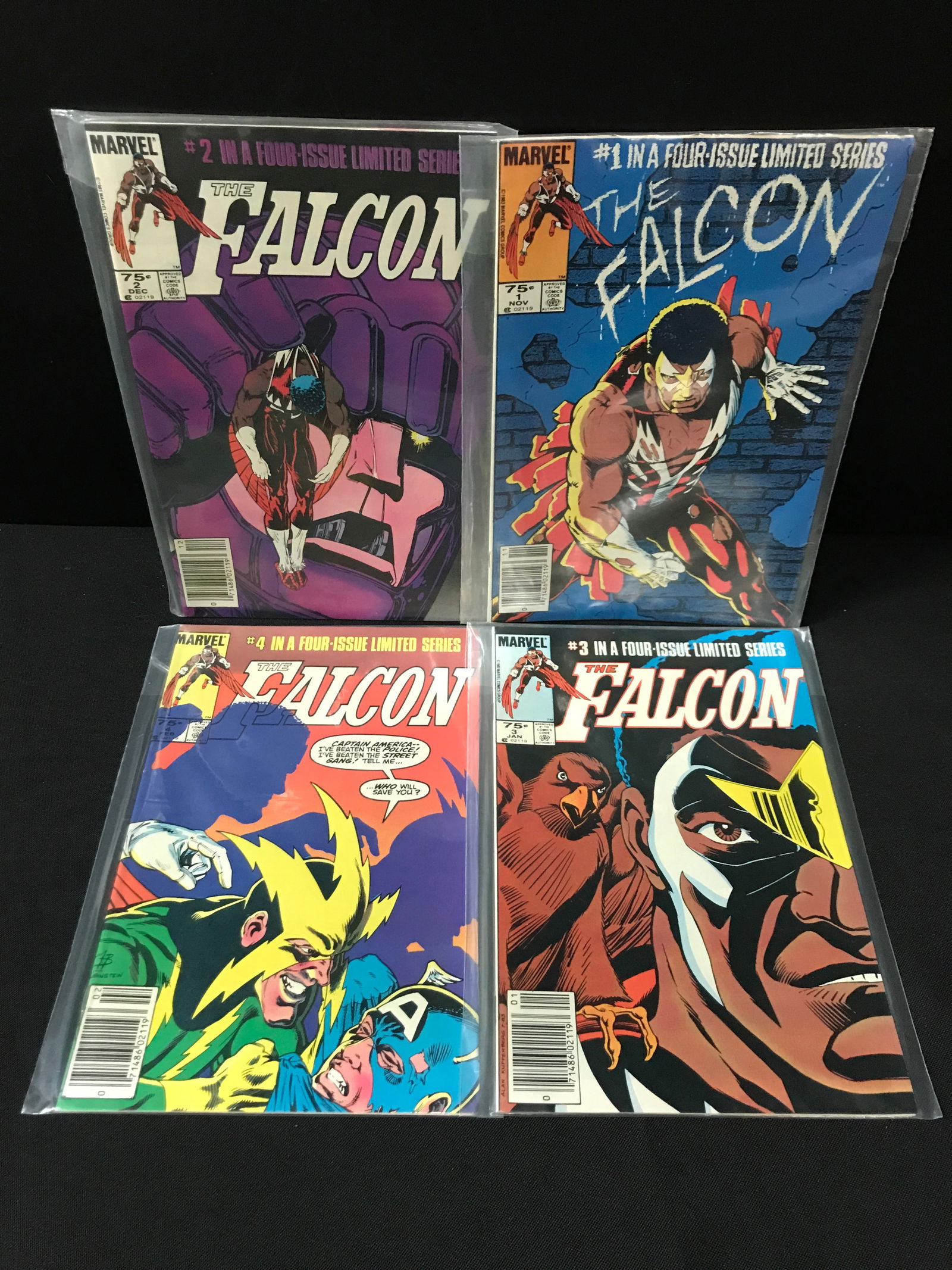 LOT OF 4 THE FALCON COMICS LIMITED SERIES #1-4 OF 4 - MARVEL COMICS (1 of 1)