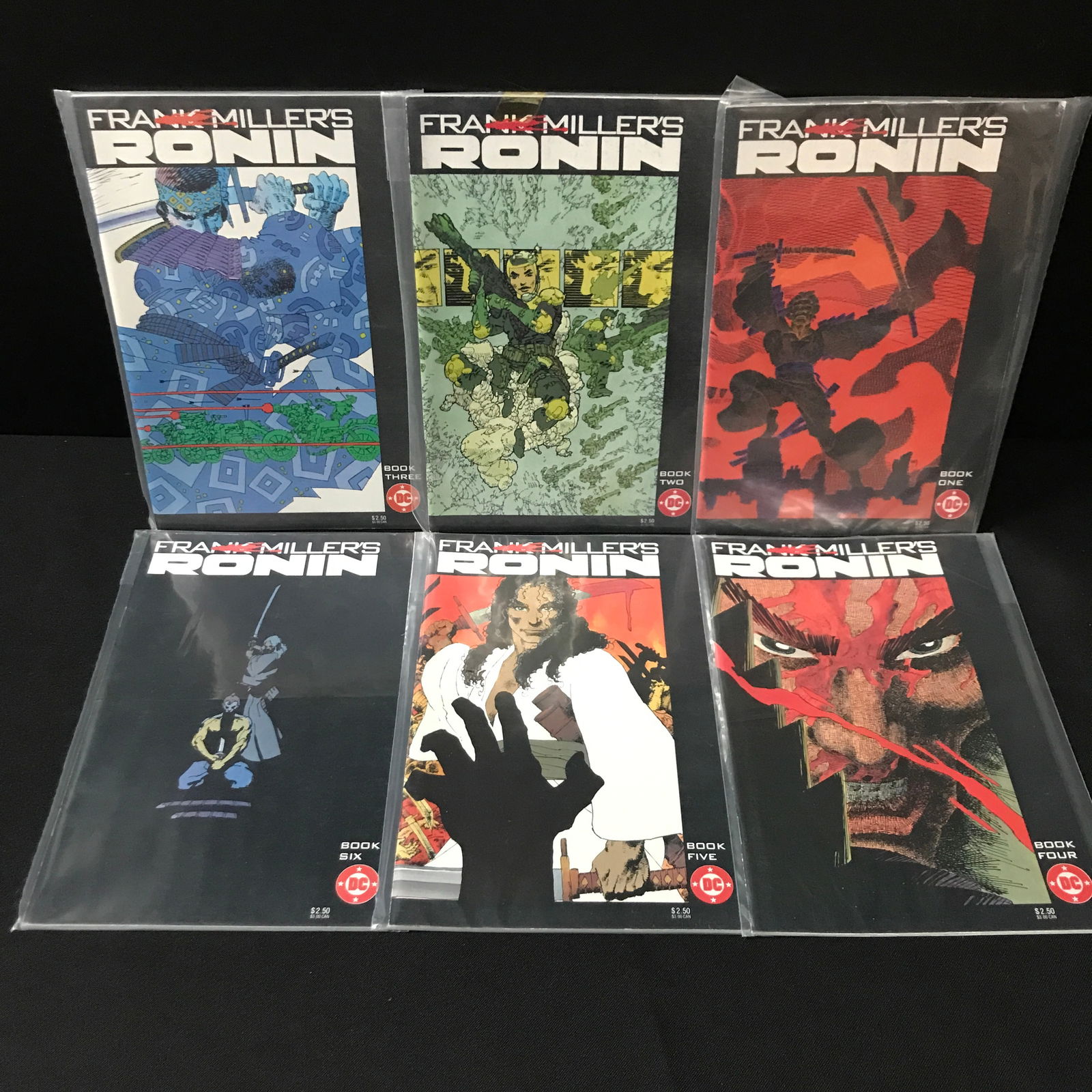 LOT OF 6 FRANK MILLER'S RONIN #1-6 OF 6 - DC COMICS (1 of 1)