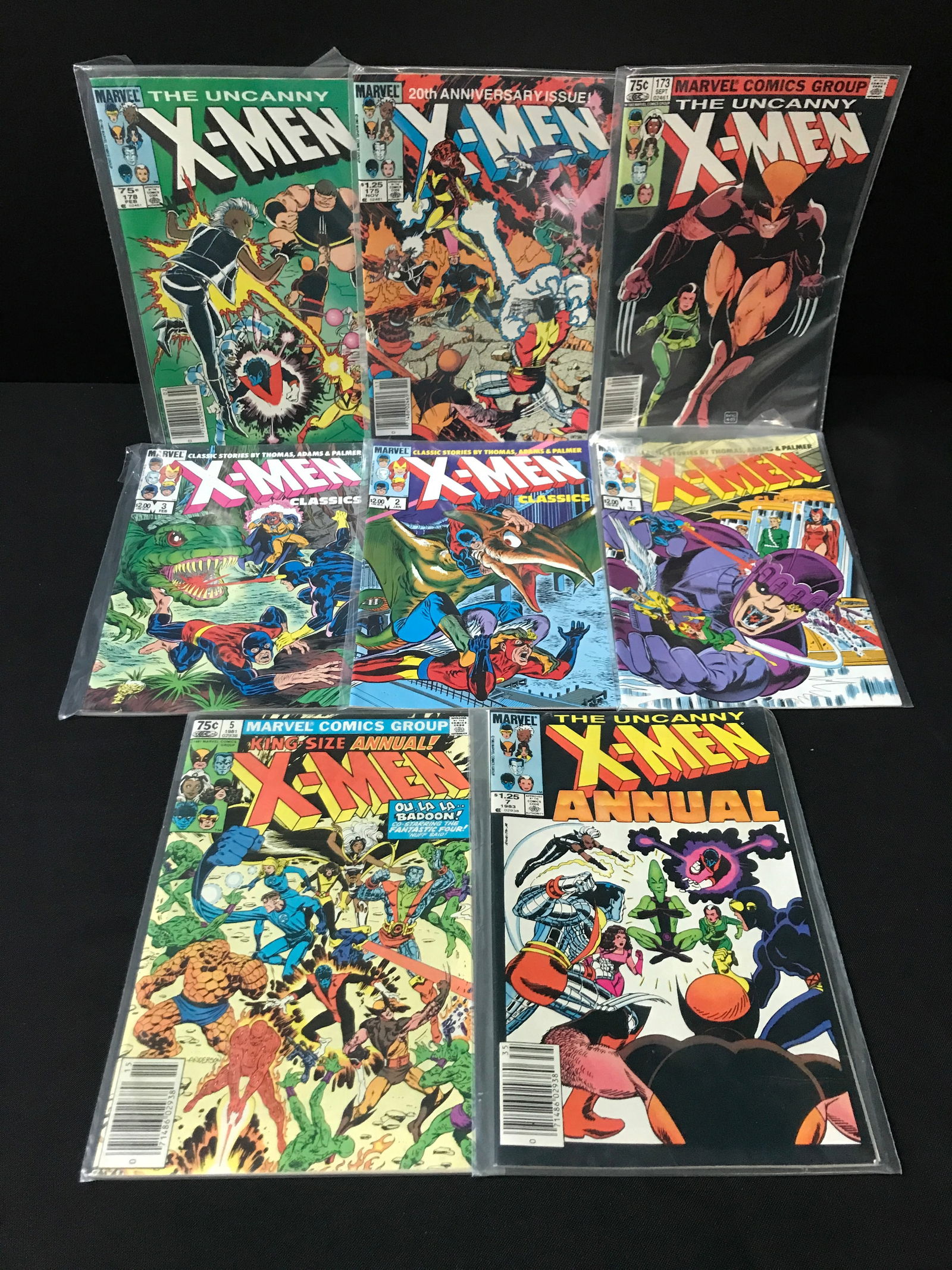 LOT OF 8 X-MEN COMICS - MARVEL COMICS (1 of 1)