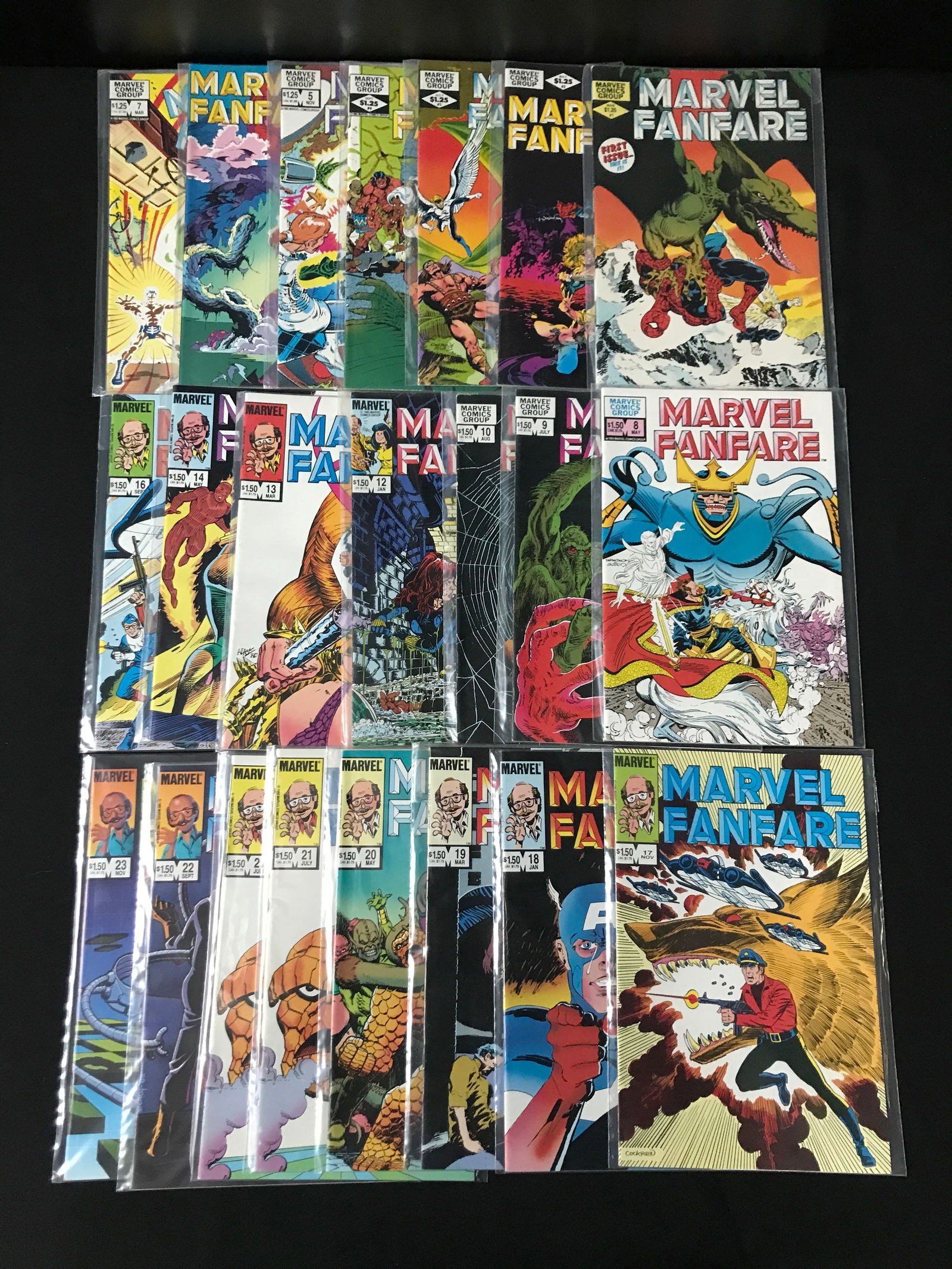 LOT OF MARVEL FANFARE COMICS - MARVEL COMICS (1 of 1)