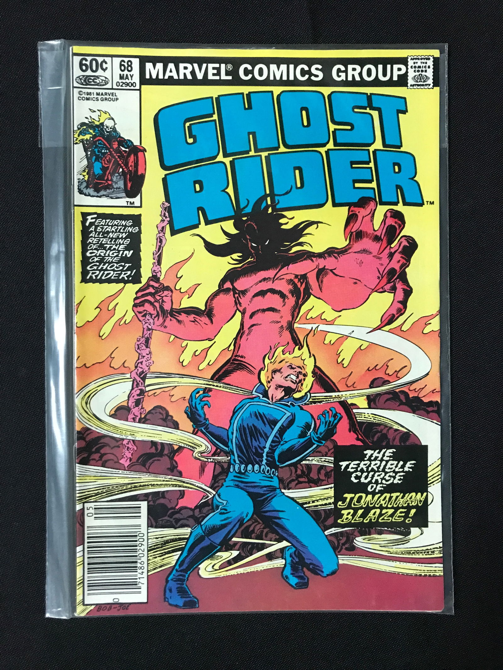 GHOST RIDER #68 - MARVEL COMICS (1 of 1)
