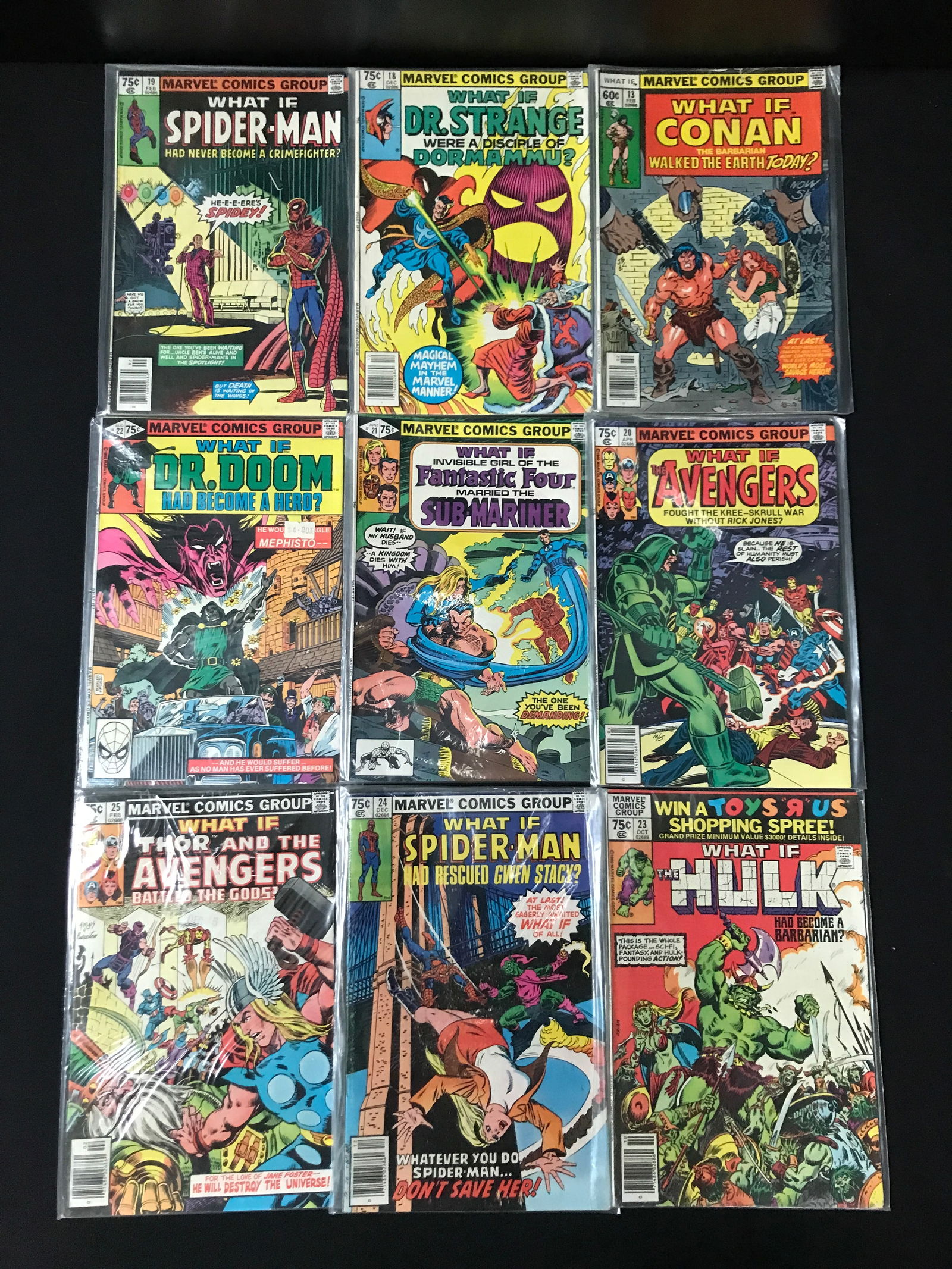 LOT OF 9 MARVEL COMICS - VARIOUS TITLES (1 of 1)
