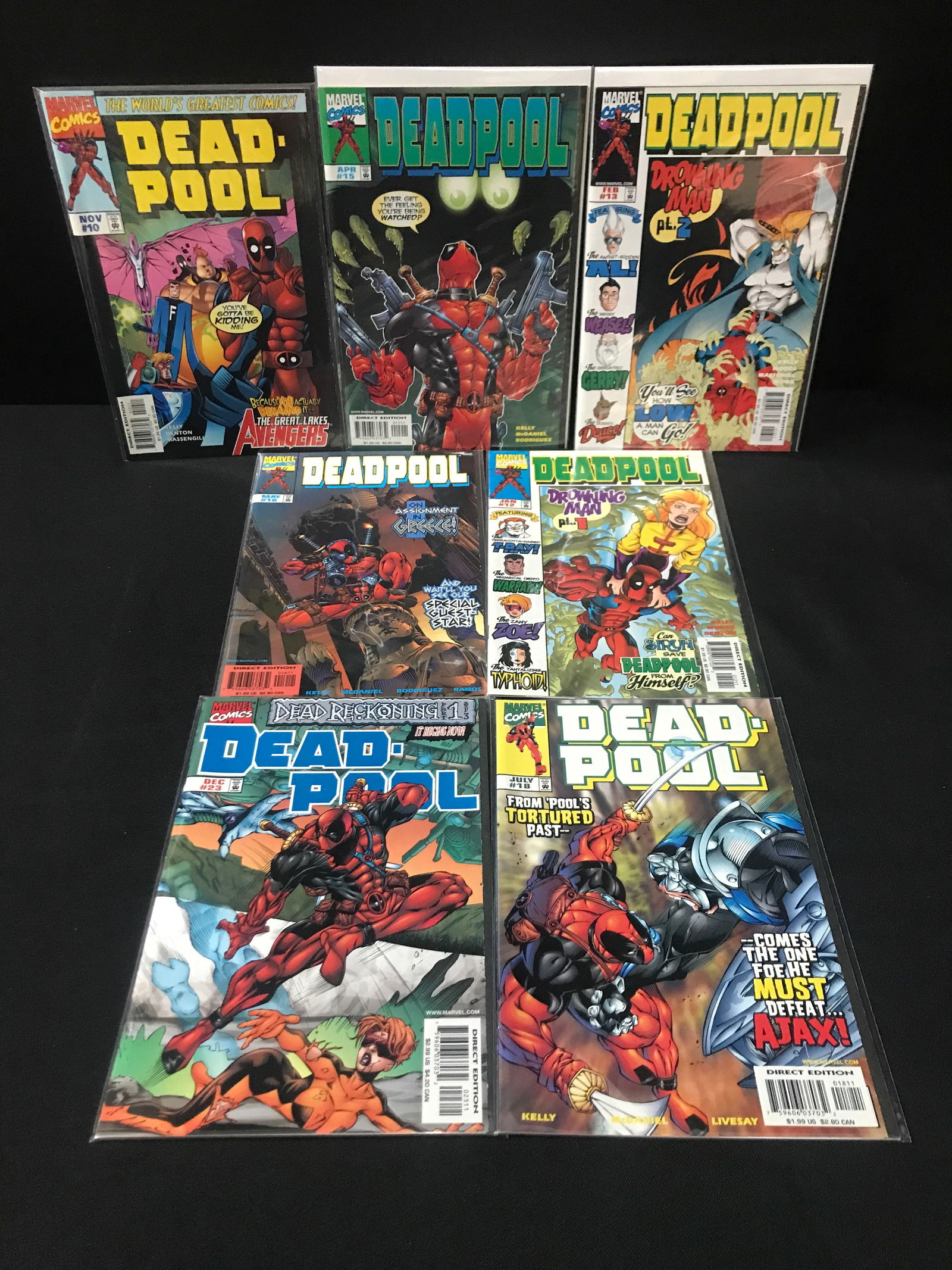 LOT OF 7 DEADPOOL COMICS - MARVEL COMICS (1 of 1)