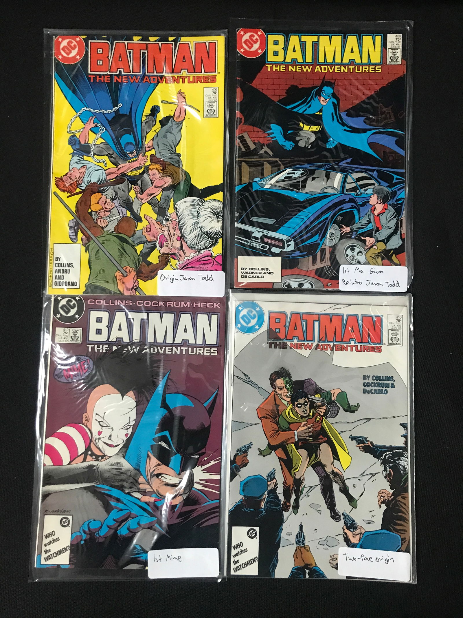 LOT OF 4 BATMAN THE NEW ADVENTURE COMICS INCLUDING SEVERAL 1ST APPEARANCES - MARVEL COMICS (1 of 1)