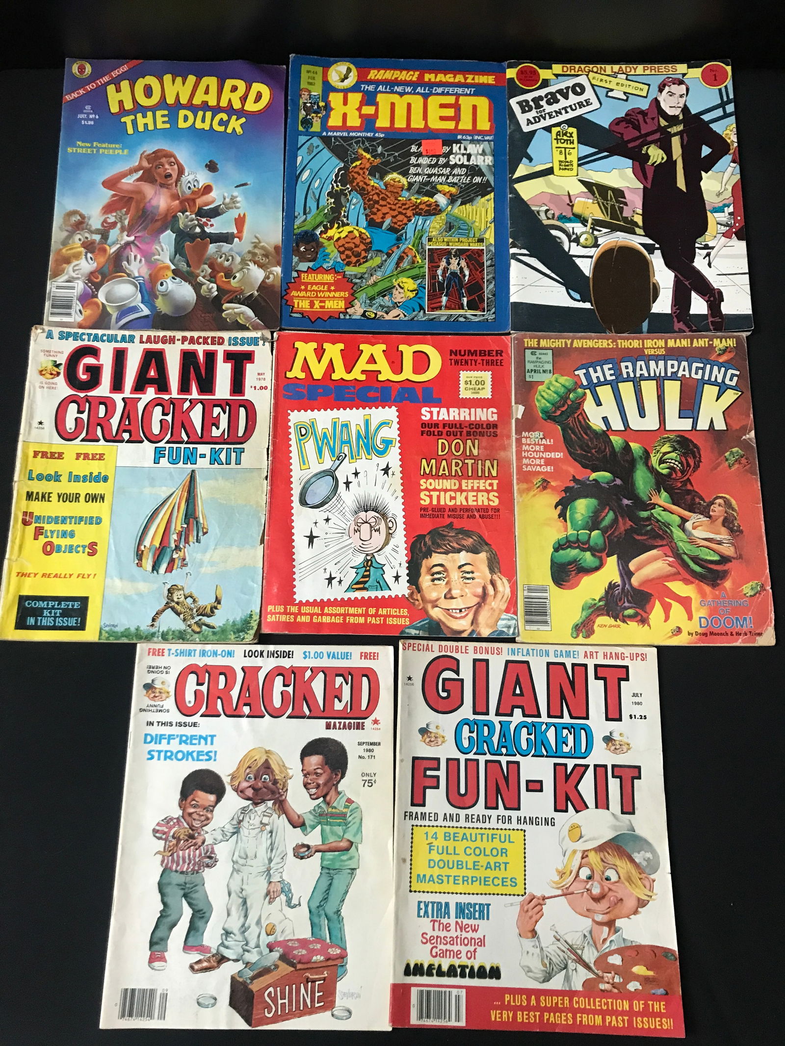 LOT OF 8 COMICS WITH DIFFERENT TITLES - VARIOUS PUBISHERS (1 of 1)