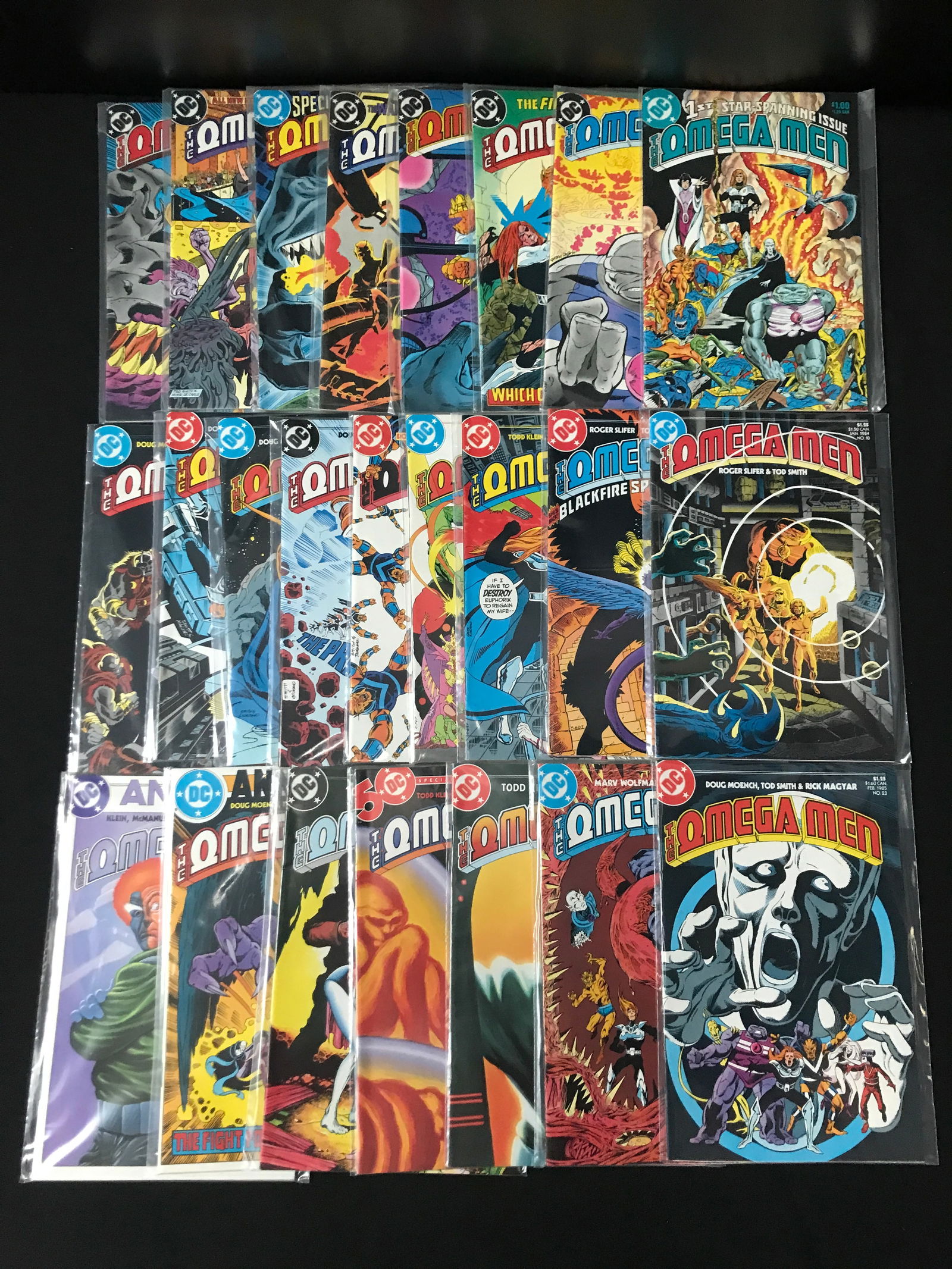 LARGE LOT OF OMEGA MAN COMICS - DC COMICS (1 of 1)