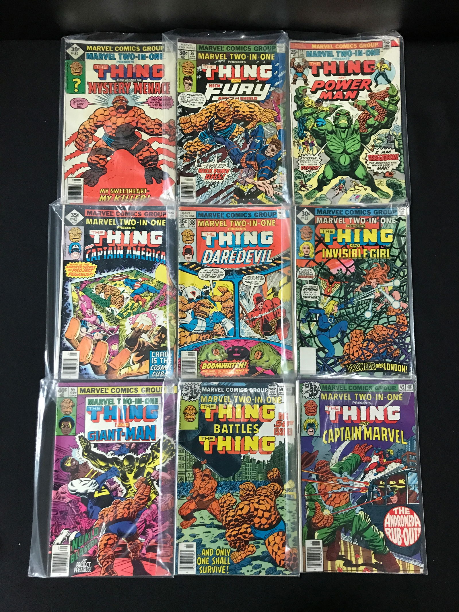LOT OF 9 MARVEL TWO IN ONE COMICS - MARVEL COMICS (1 of 1)