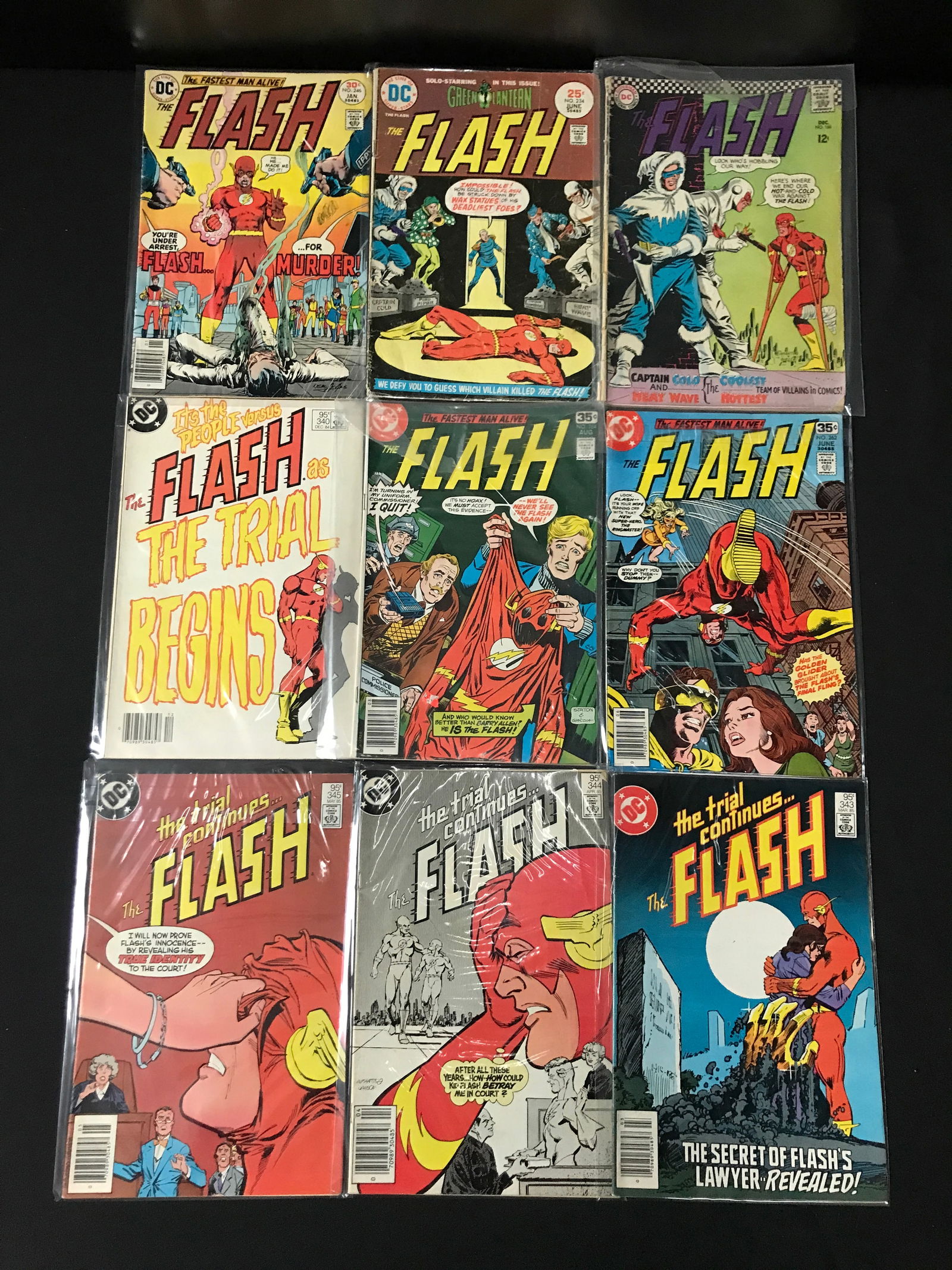 LOT OF 9 FLASH COMICS - DC COMICS (1 of 1)