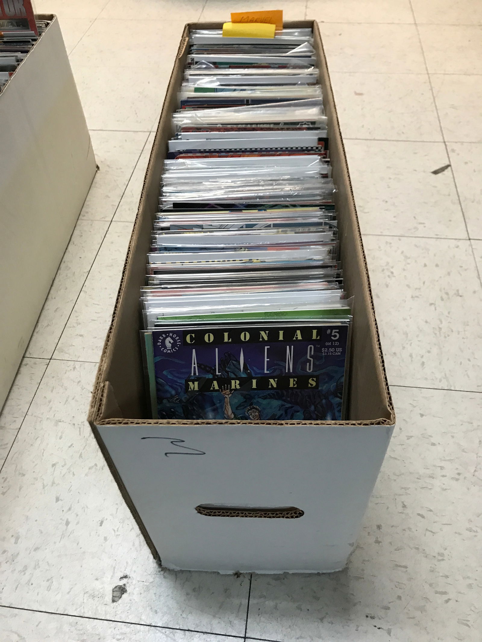 LONG BOX OF VARIOUS COMICS (1 of 1)