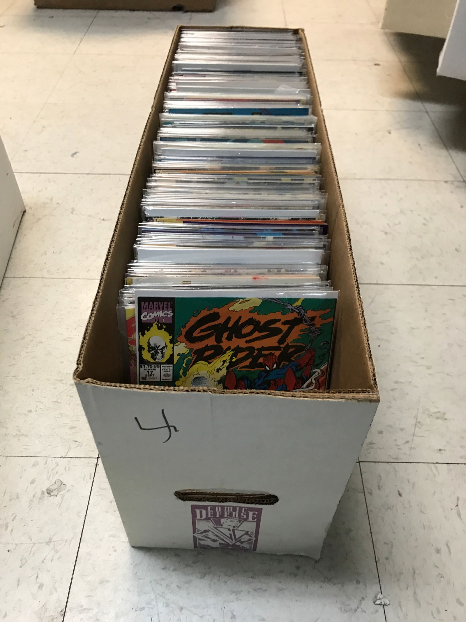 LONG BOX OF VARIOUS COMICS (1 of 1)