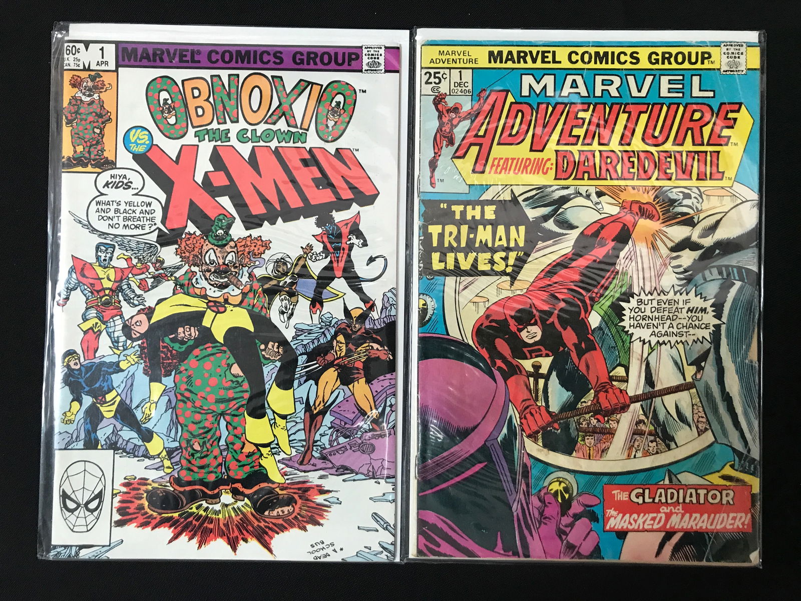 LOT OF 2 #1 MARVEL COMICS (1 of 1)