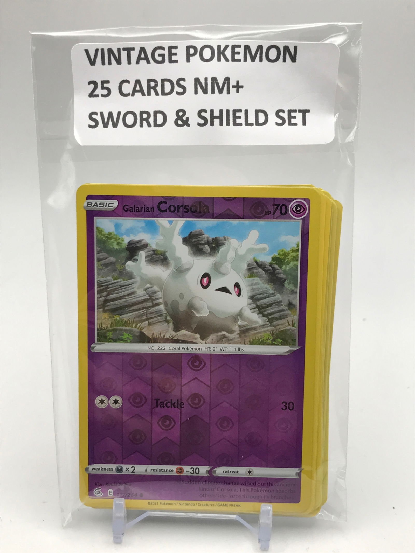 VINTAGE POKEMON TCG 25 CARDS NM+ SWORD & SHIELD SET: Prices are in Canadian dollars