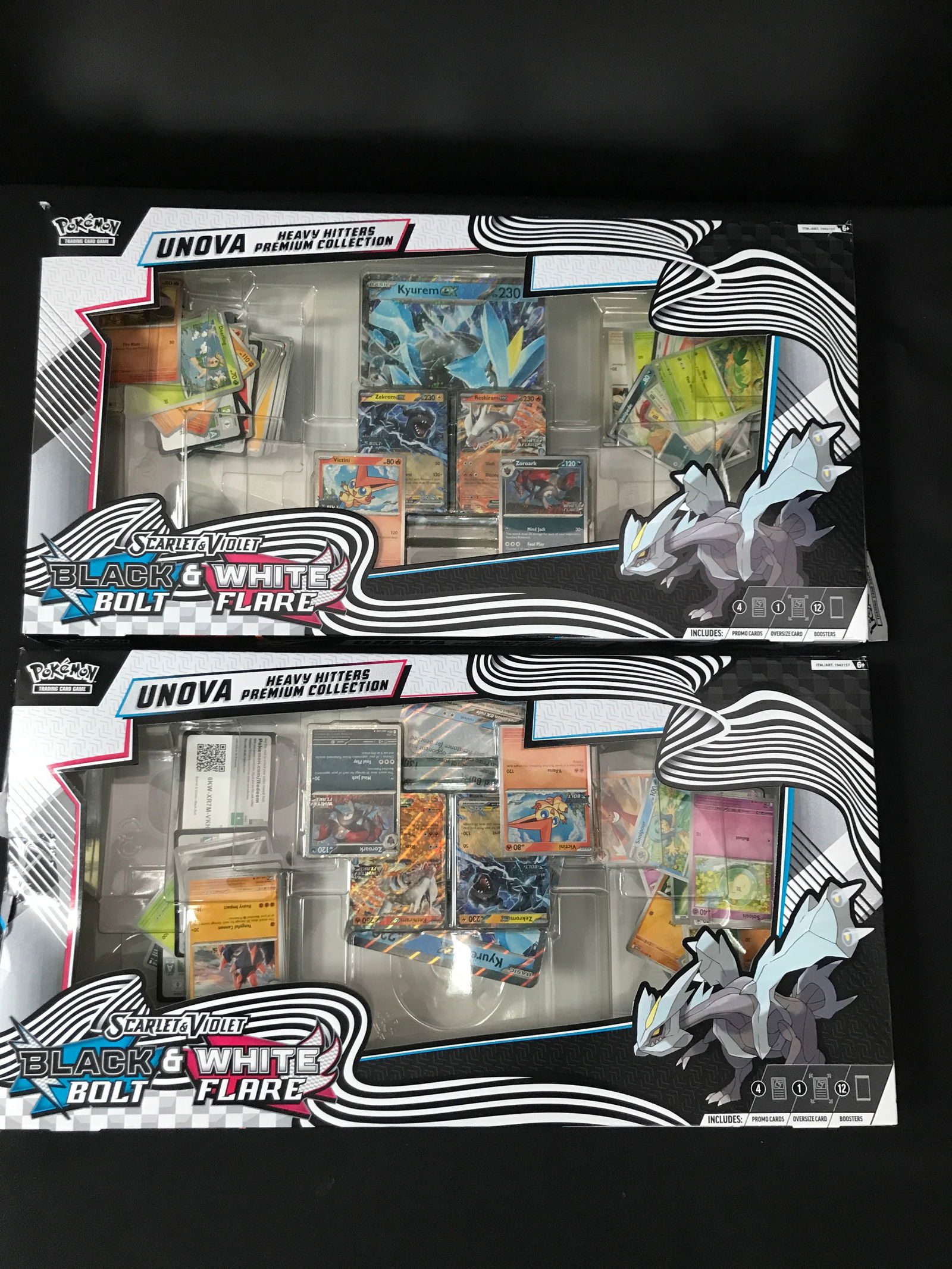 LOT OF 2 POKEMON TCG BLACK BOLT & WHITE FLAIR POKEMON BOXES: Prices are in Canadian dollars