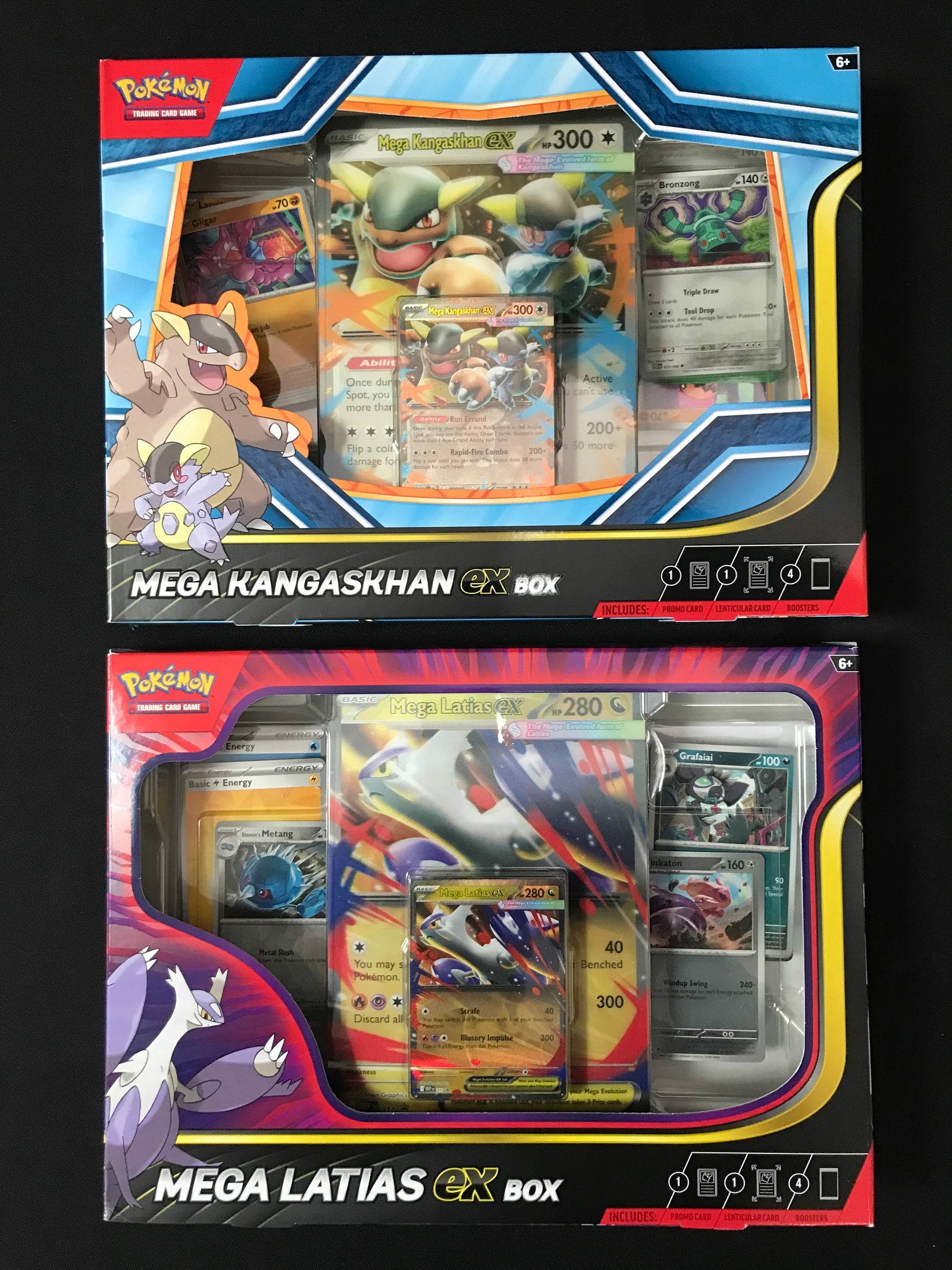 LOT OF 2 POKEMON TCG MEGA BOXES - MEGA KANGASKHAN EX & MEGA LATIAS (1 of 1)