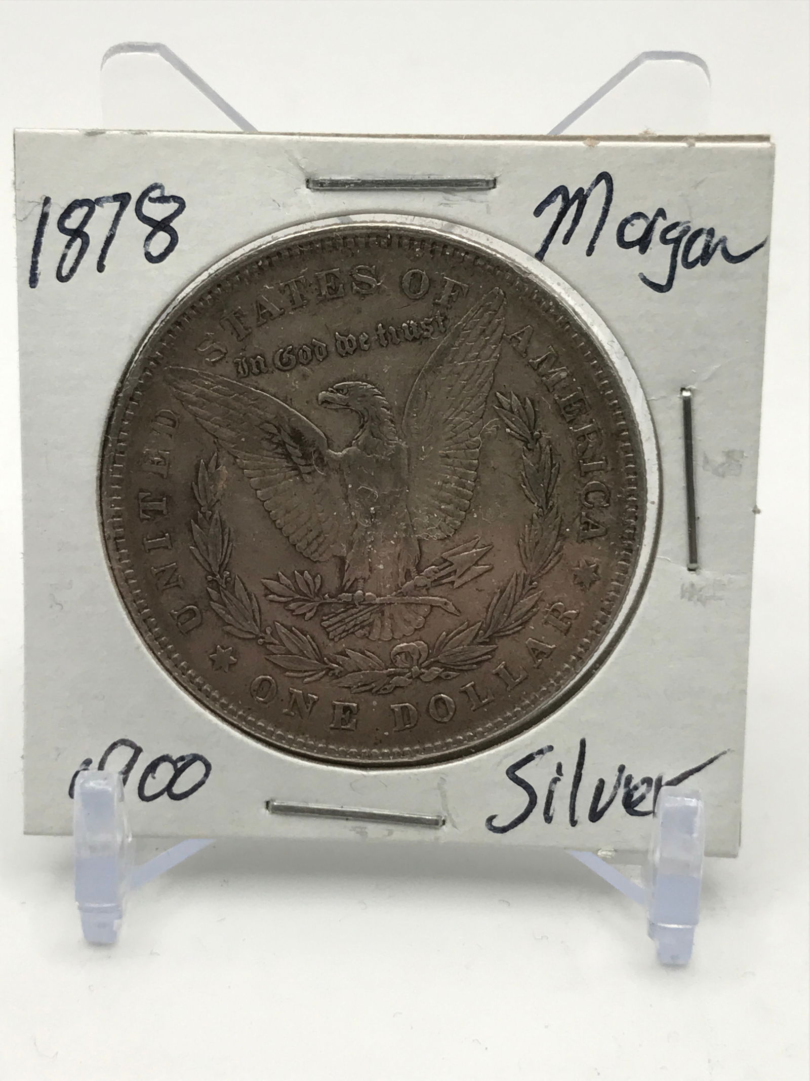 USA 1878 MORGAN SILVER DOLLAR .900 SILVER (1 of 2)