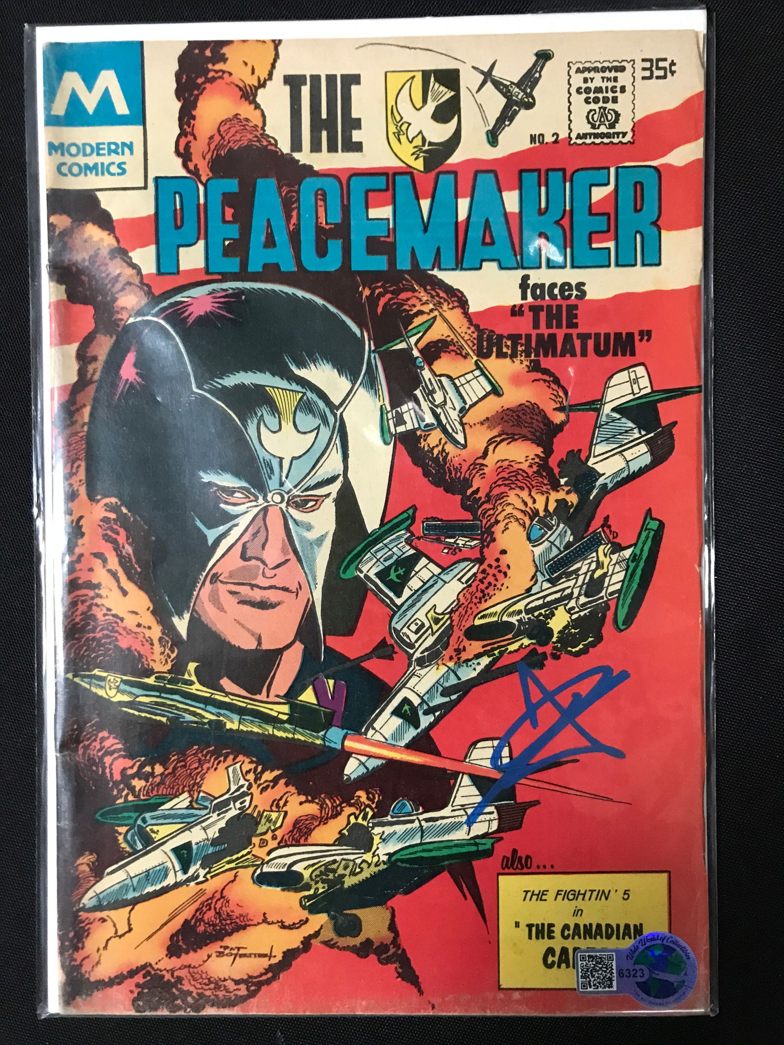 THE PEACEMAKER NO.2 SIGNED BY JOHN CENA WWOC COA (1 of 1)