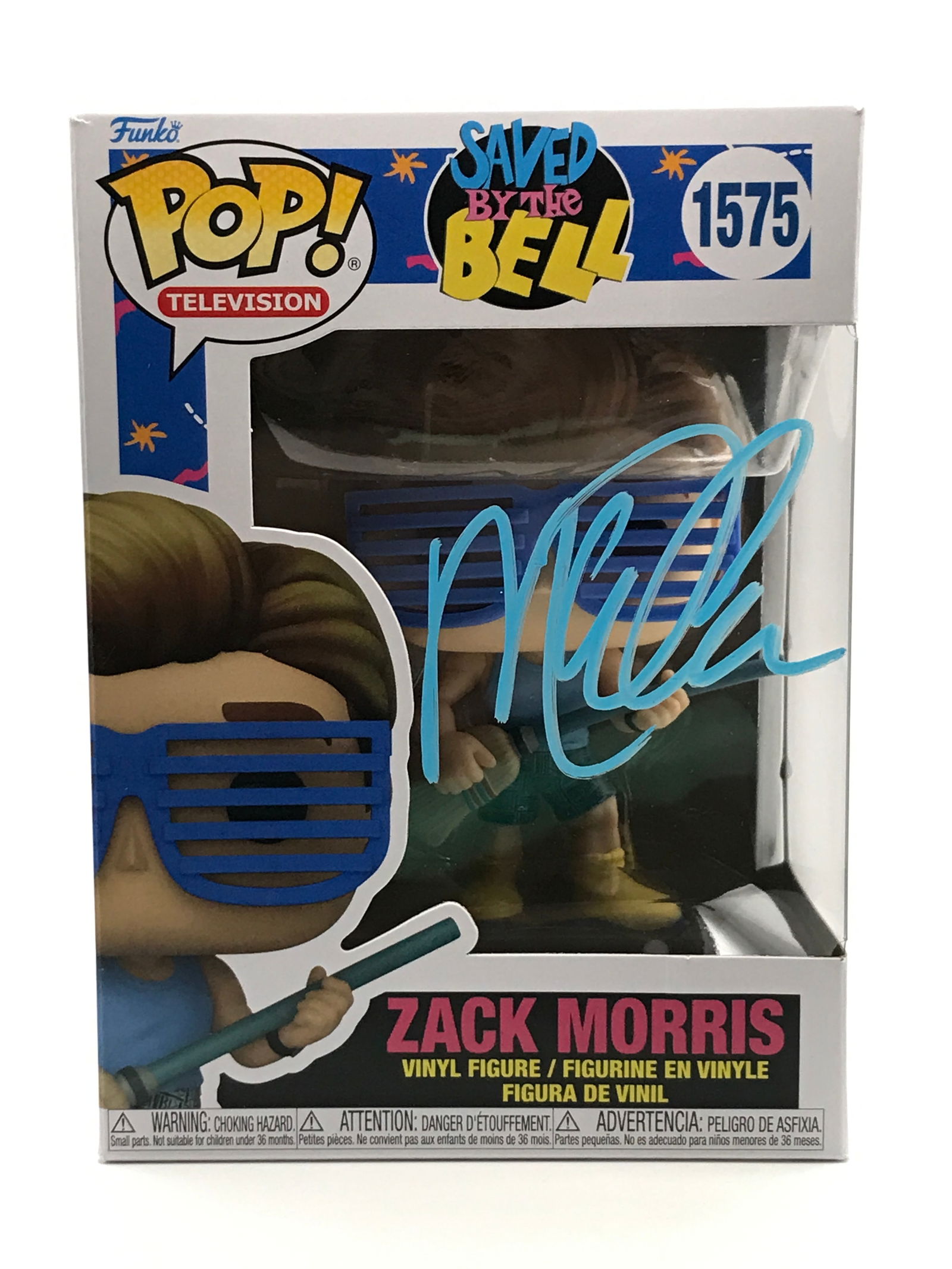 MARK-PAUL GOSSELAAR SIGNED ZACK MORRIS SAVED BY THE BELL FUNKO POP - KB COA: Prices are in Canadian dollars