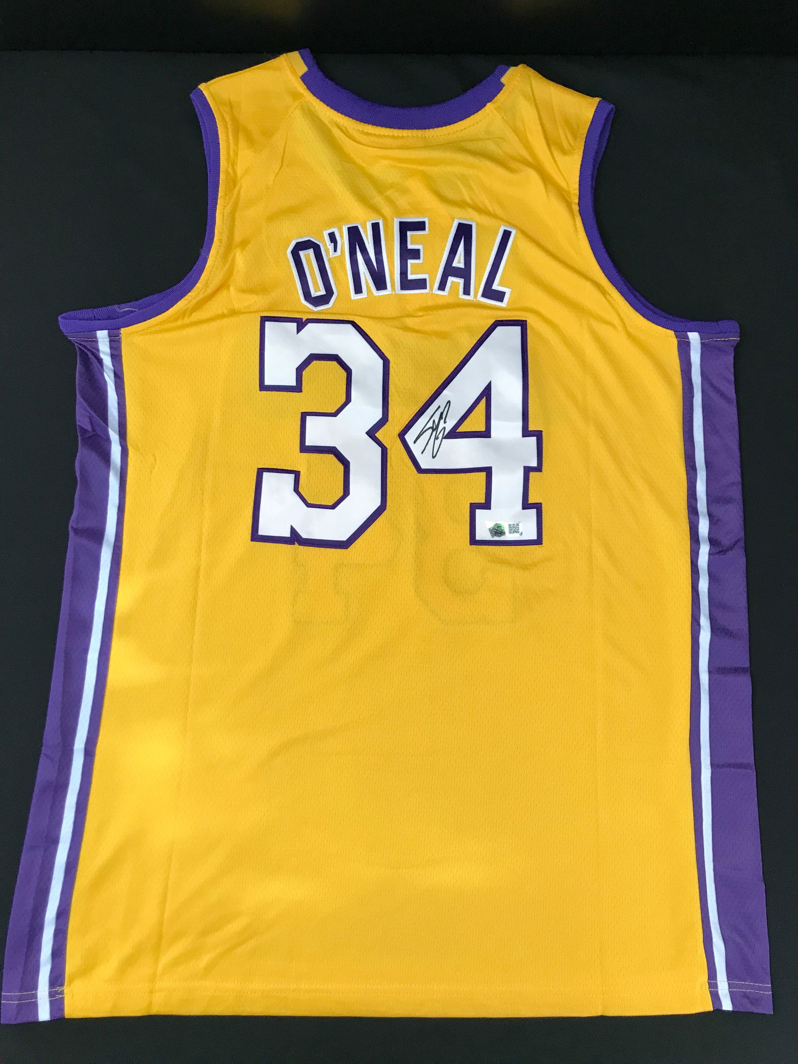 SHAQUILLE O'NEAL SIGNED Los Angeles LAKERS BASKETBALL JERSEY - ACE COA (1 of 3)