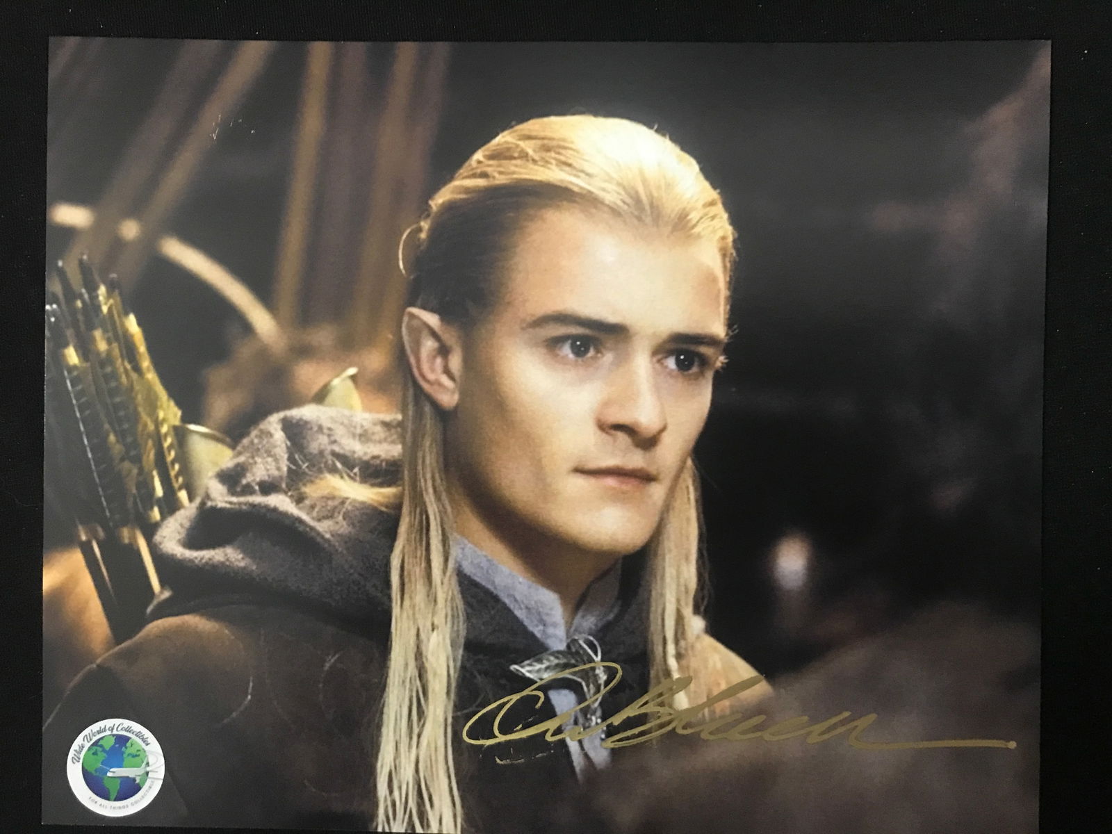 ORLANDO BLOOM SIGNED LEGOLAS 8X10 - WWOC COA (1 of 2)