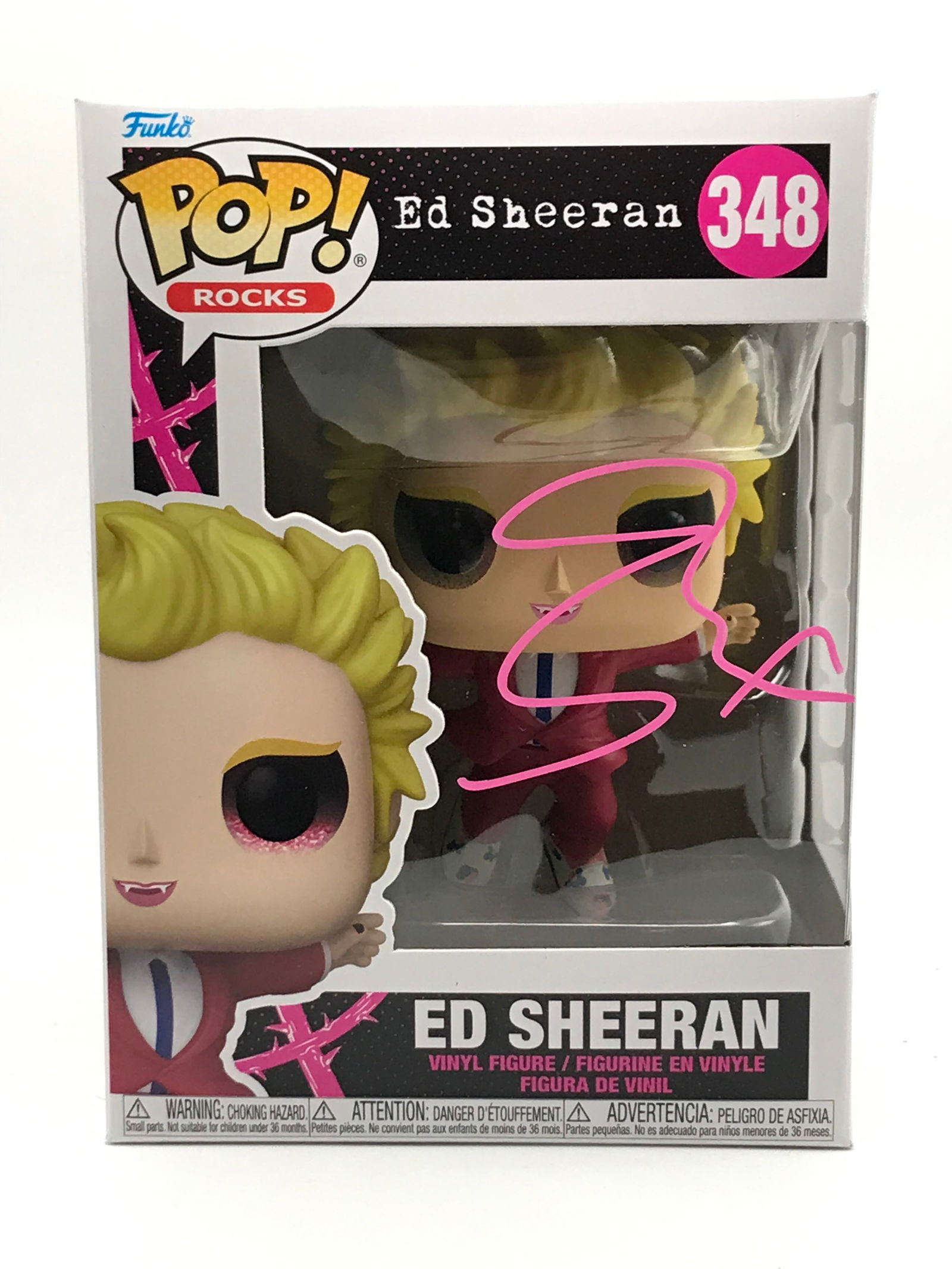 ED SHEERAN SIGNED FUNKO POP - ACE COA (1 of 2)