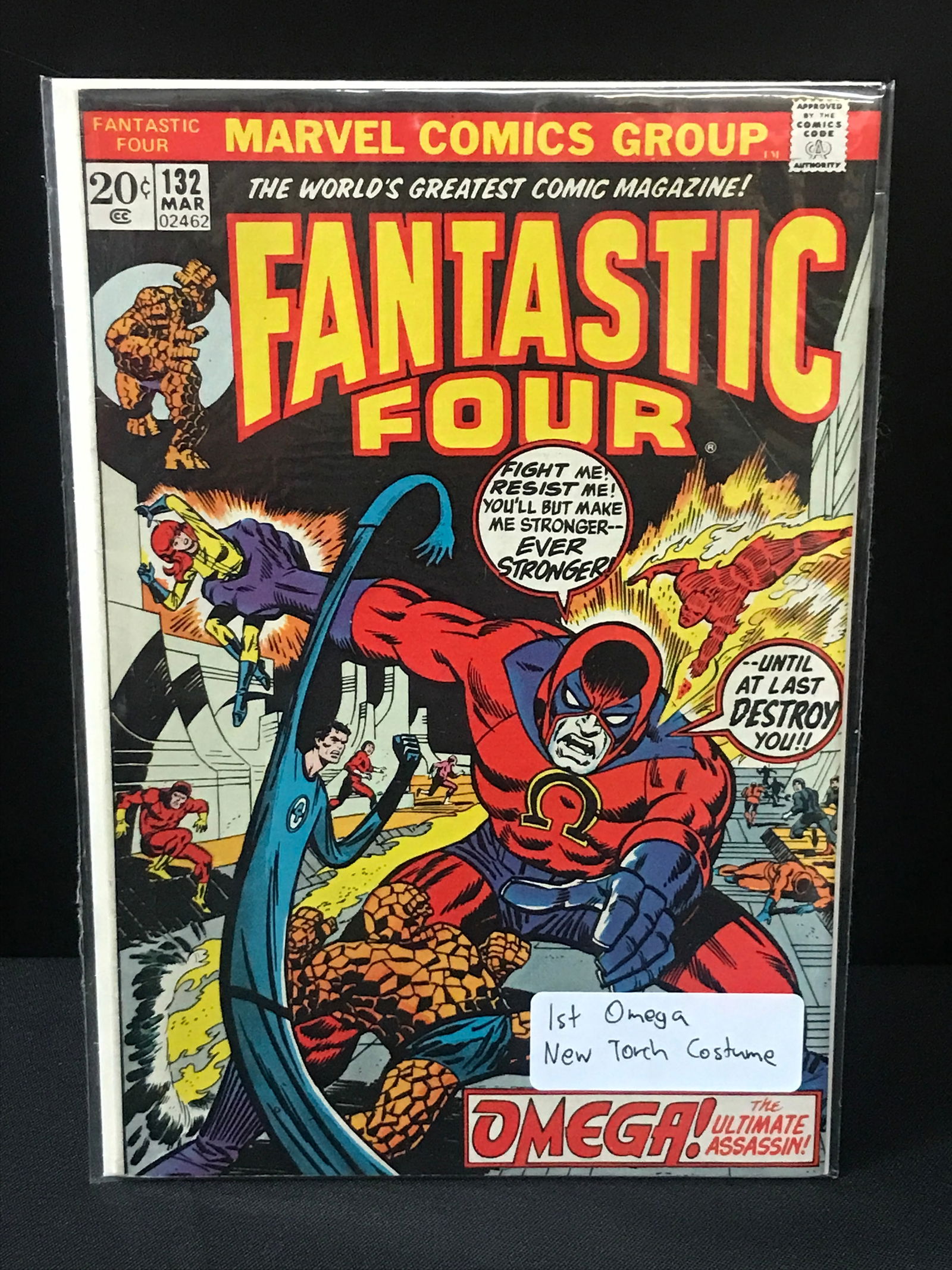 FANTASTIC FOUR #132 1ST OMEGA - MARVEL COMICS (1 of 1)