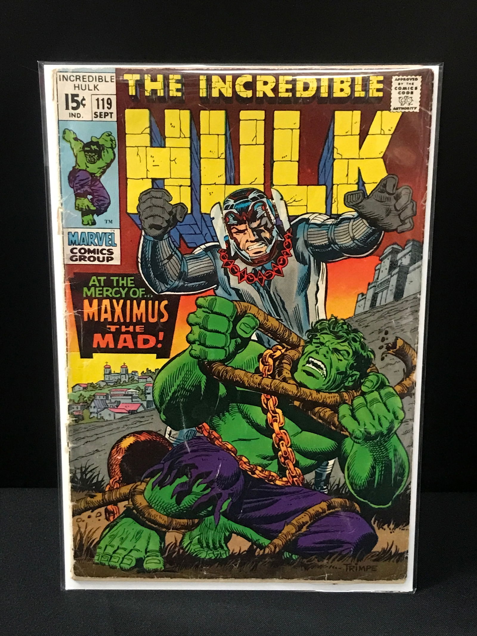 THE Incredible Hulk #119 - MARVEL COMICS (1 of 1)