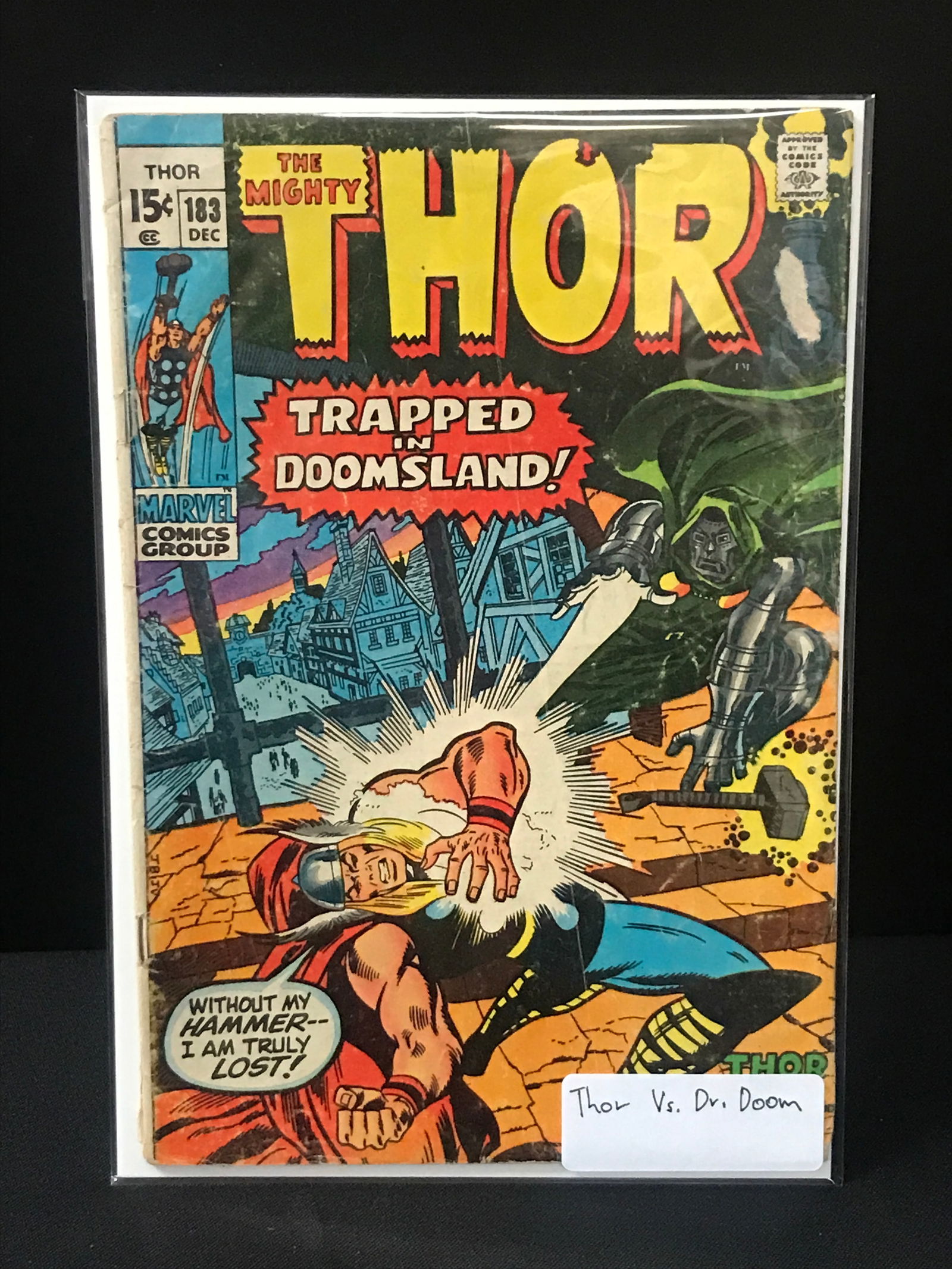 THE MIGHTY THOR #183 THOR VS DR. DOOM - MARVEL COMICS (1 of 1)