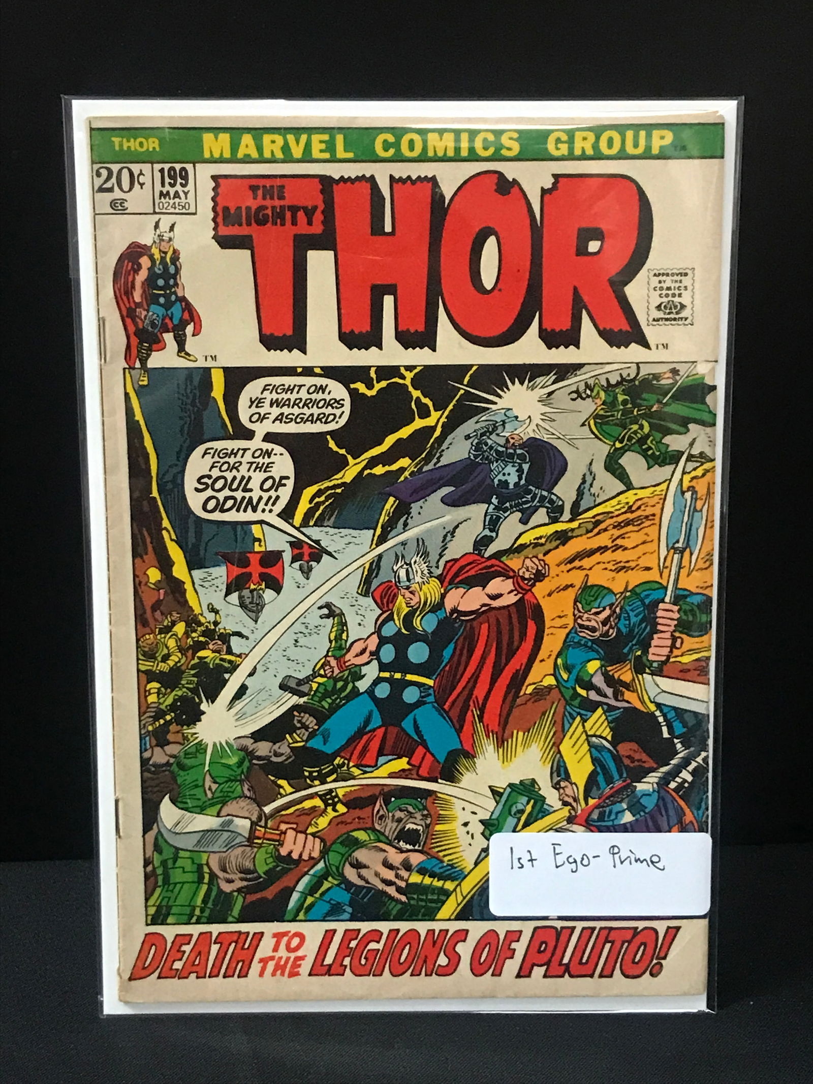 THE MIGHTY THOR #199 1ST EGO-PRIME - MARVEL COMICS (1 of 1)
