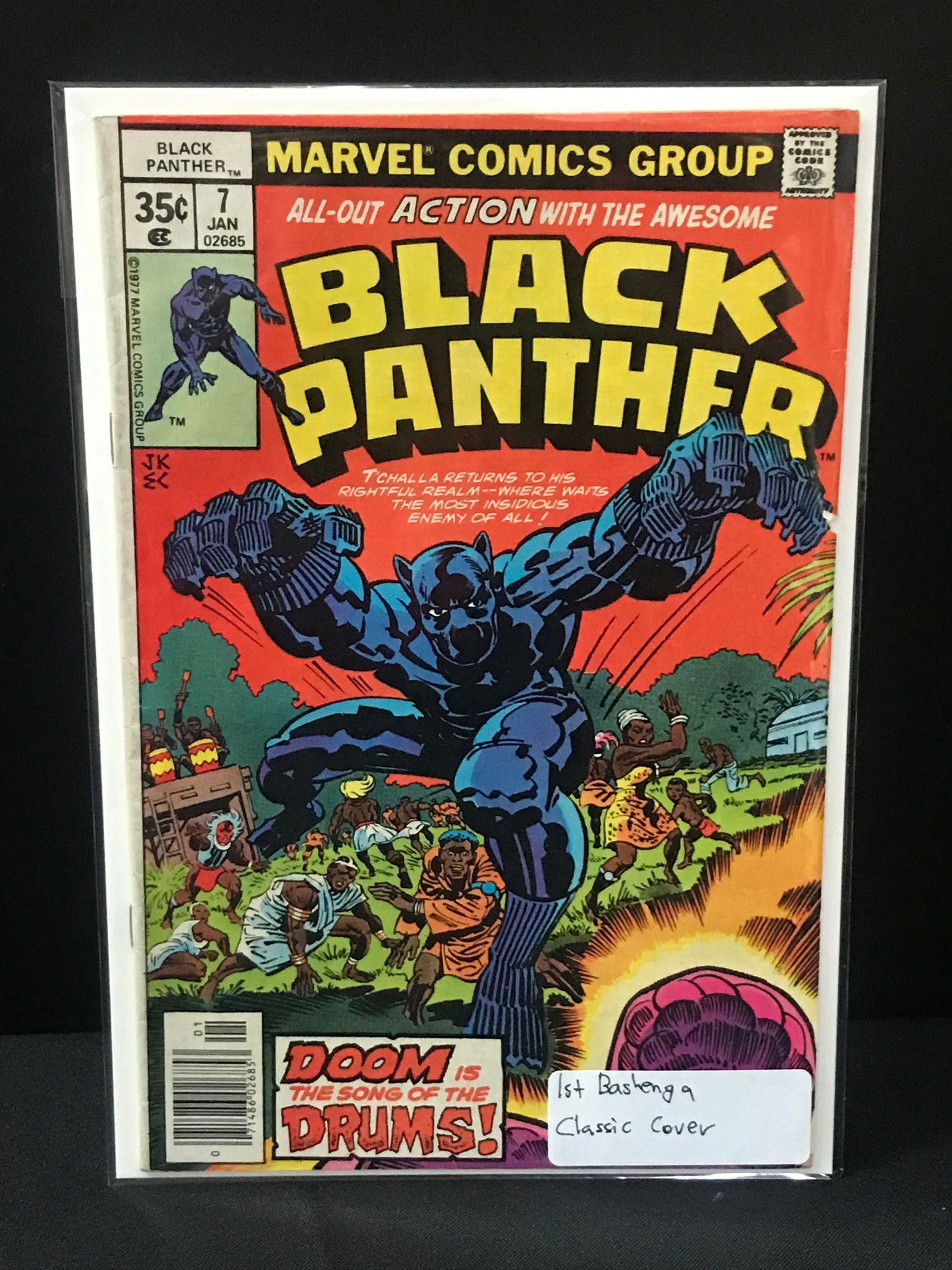 BLACK PANTHER #7 1ST. BASTENGA - MARVEL COMICS (1 of 1)