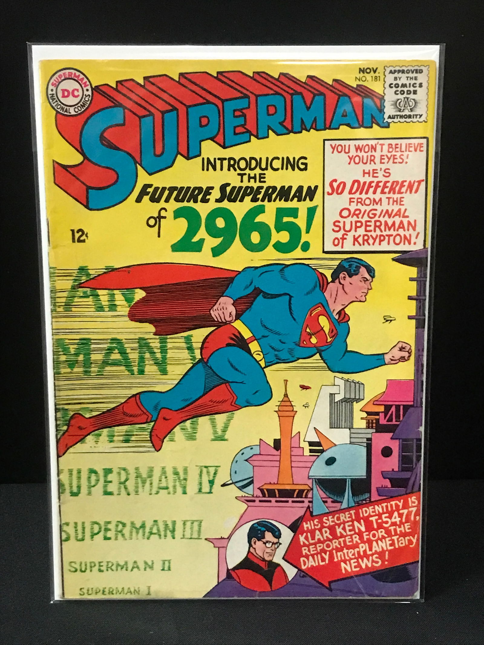 SUPERMAN #181 - DC COMICS (1 of 1)