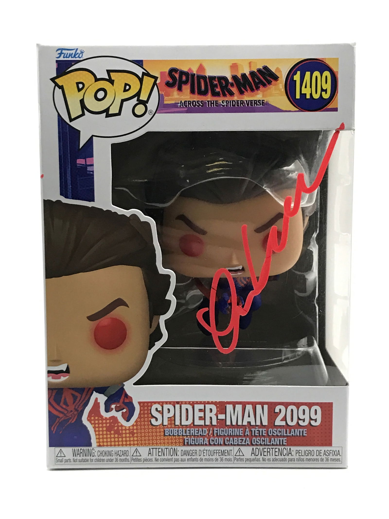 OSCAR ISAAC SIGNED SPIDER-MAN 2099 FUNKO POP (KB COA): Prices are in Canadian dollars