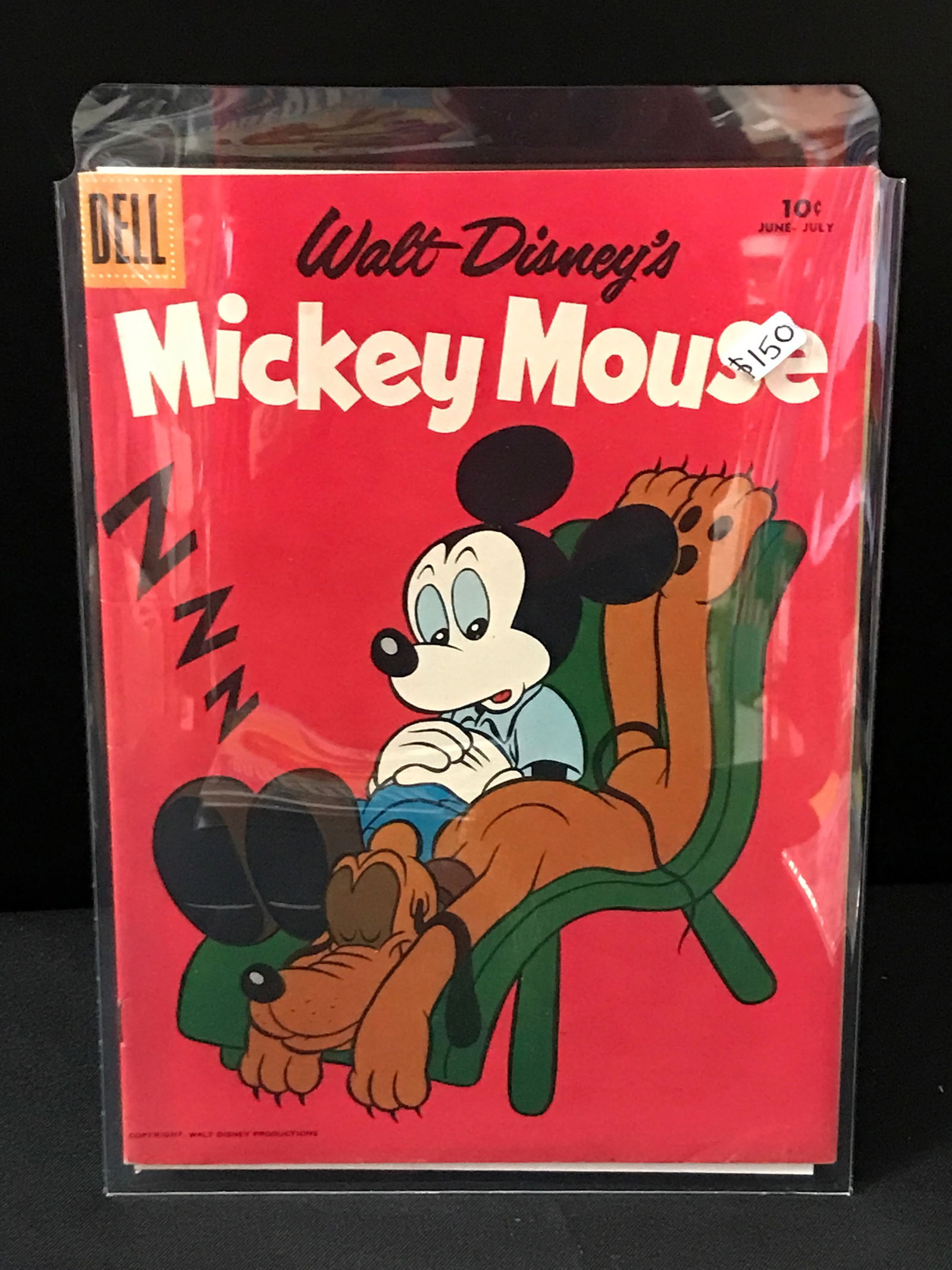 WALT DISNEY'S Mickey Mouse JUNE -JULY ISSUE - DELL COMICS (1 of 1)