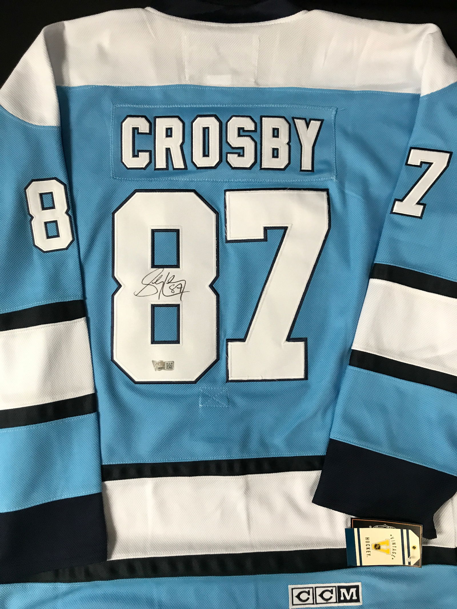 SIDNEY CROSBY SIGNED PITTSBURGH PENGUINS JERSEY - ACE COA (1 of 3)