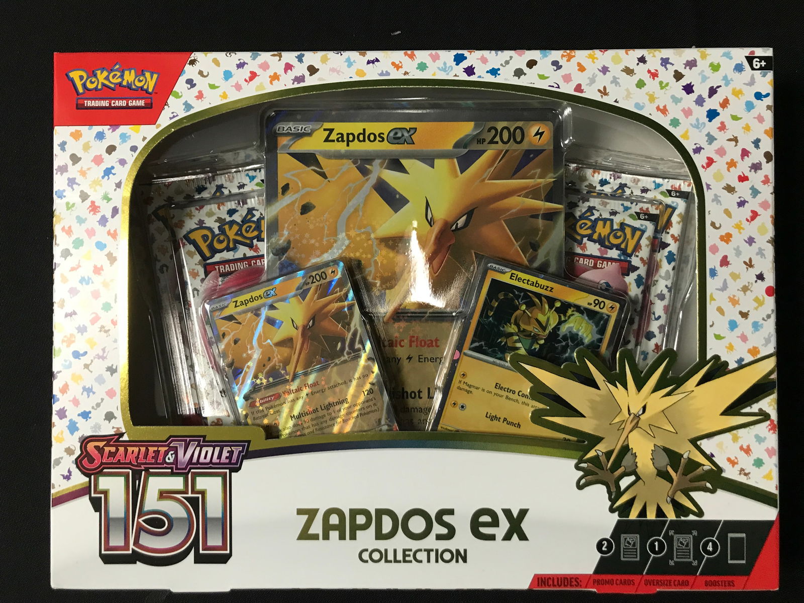 POKEMON TCG SCARLET & VIOLET ZAPDOS EX SEALED COLLECTION: Prices are in Canadian dollars
