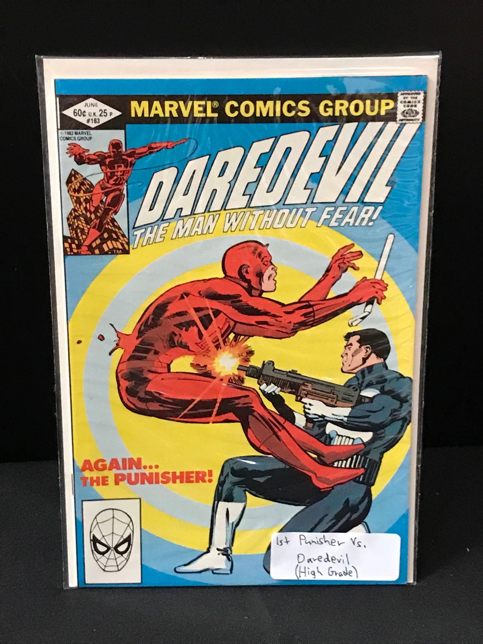 DAREDEVIL #183 1ST DAREDEVIL VS PUNISHER - MARVEL COMICS (1 of 1)